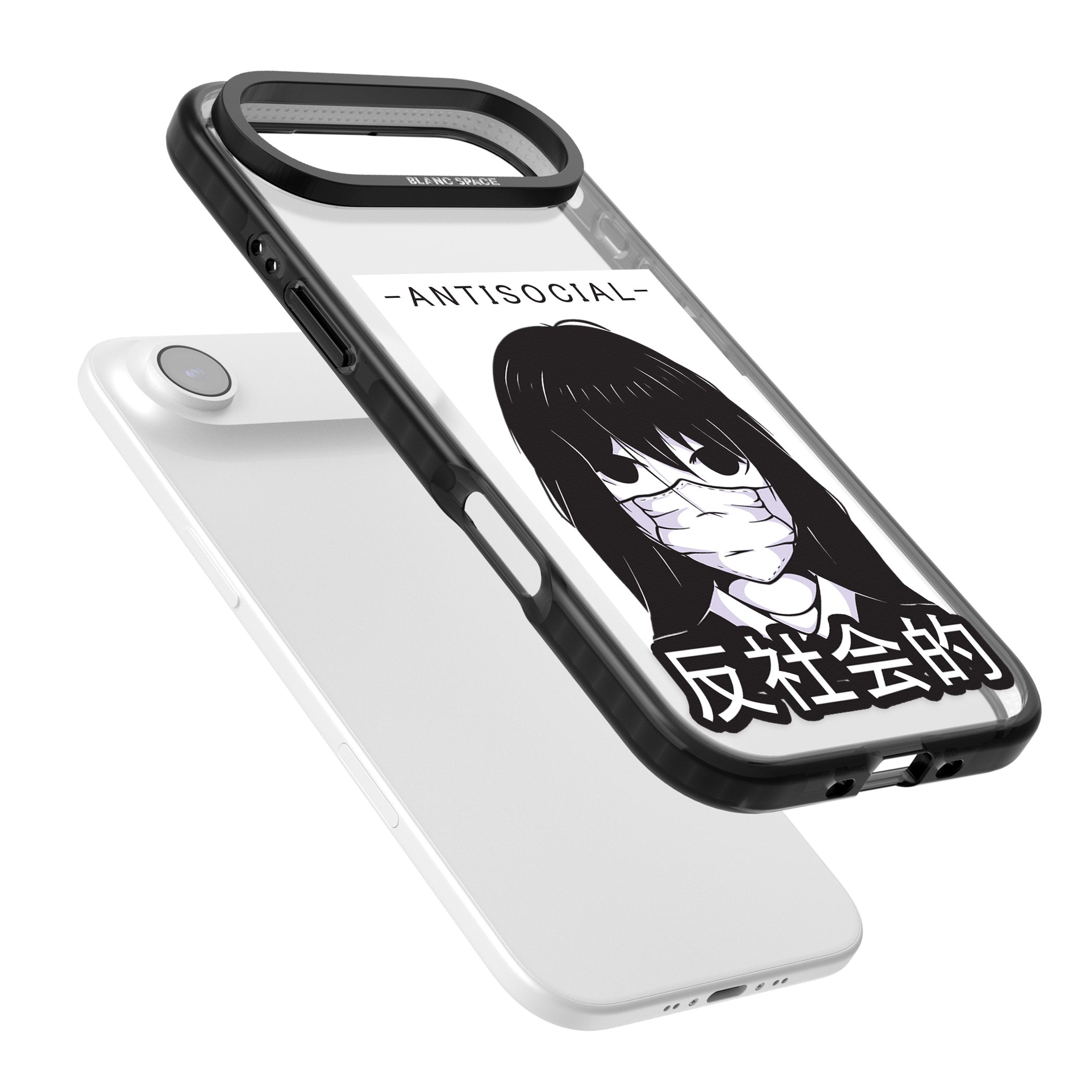 Anti Social iPhone 17 Air Impact Black Phone Case Colours