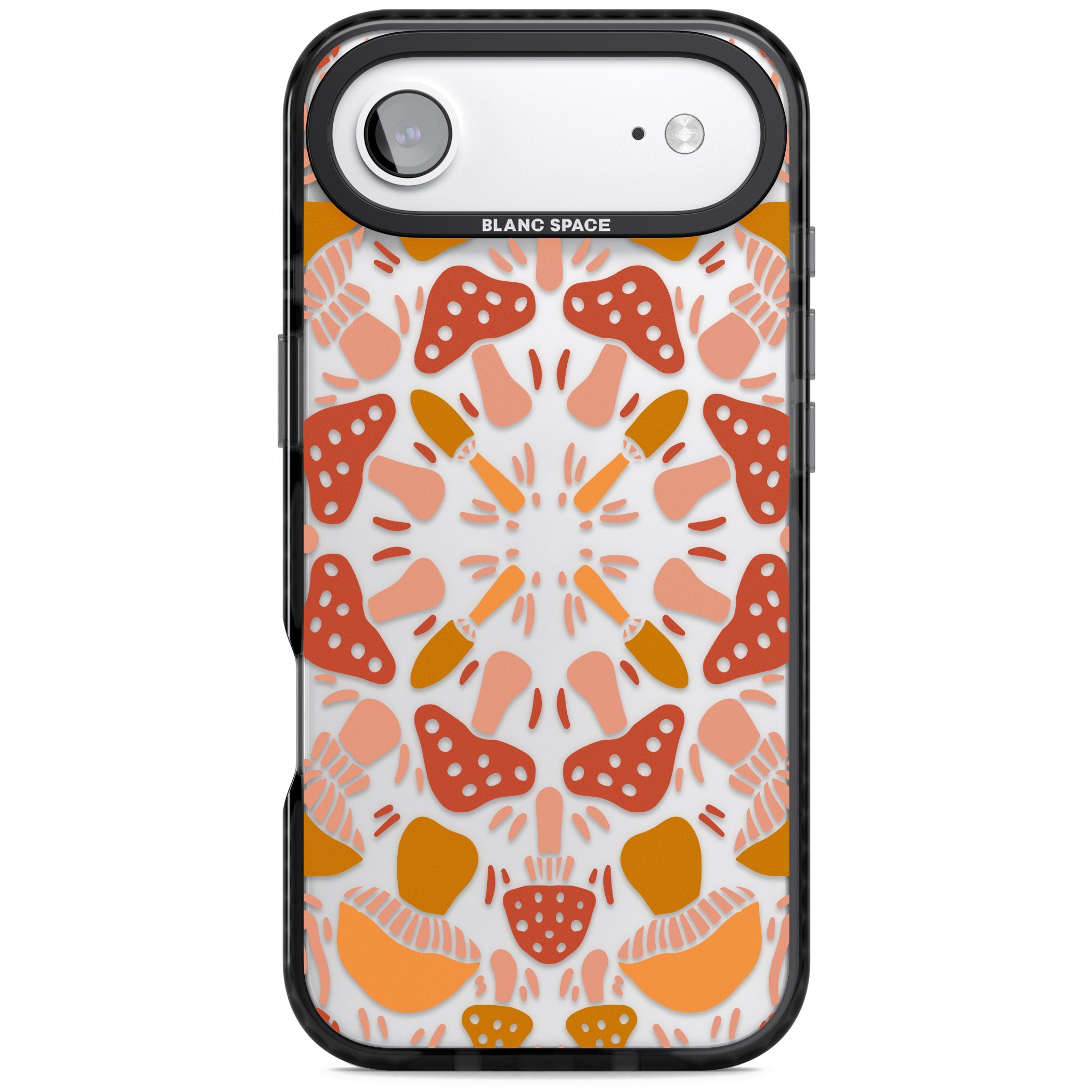 Mushroom Medley iPhone 17 Air Impact Black Phone Case