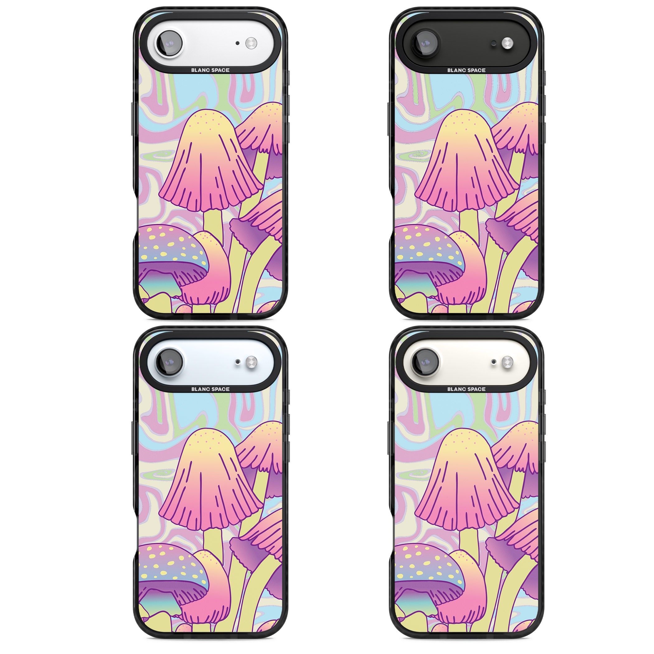Shroomin' iPhone 17 Air Impact Black Phone Case APT Impact Protection
