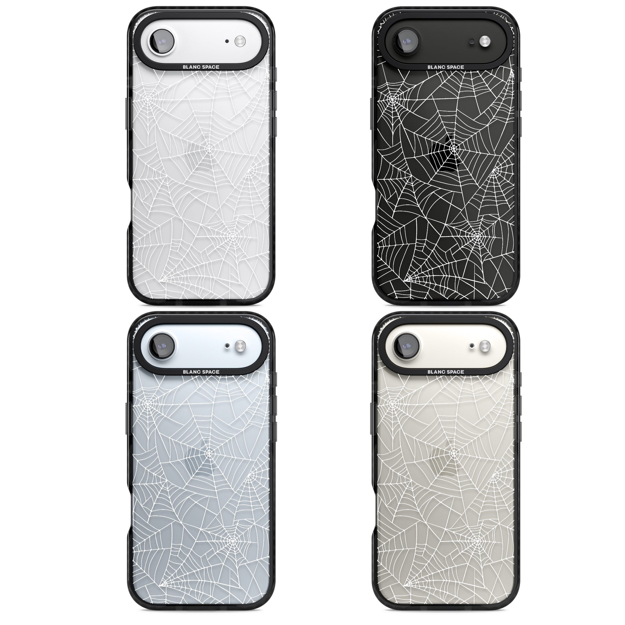 Personalised Spider Webs iPhone 17 Air Impact Black Phone Case APT Impact Protection