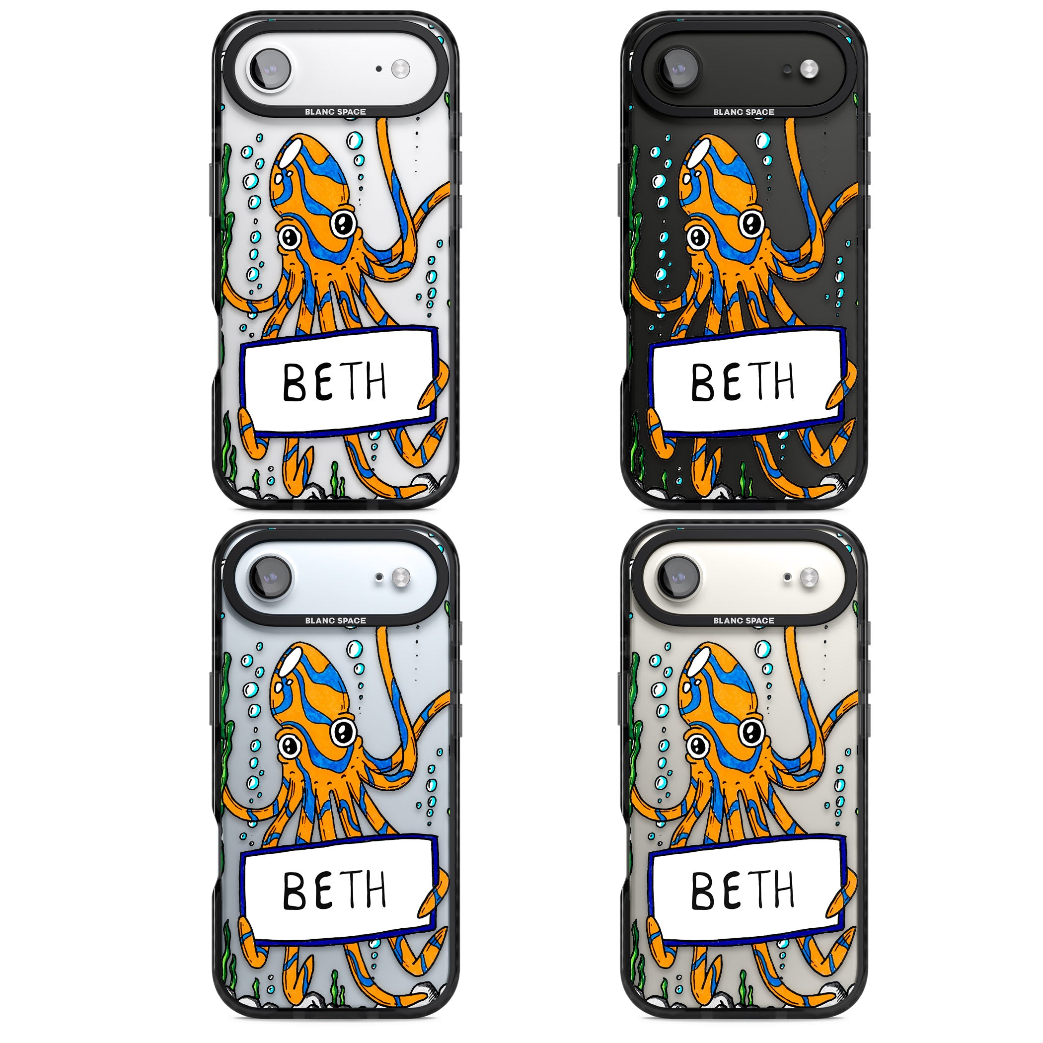 Personalised Octo iPhone 17 Air Impact Black Phone Case APT Impact Protection