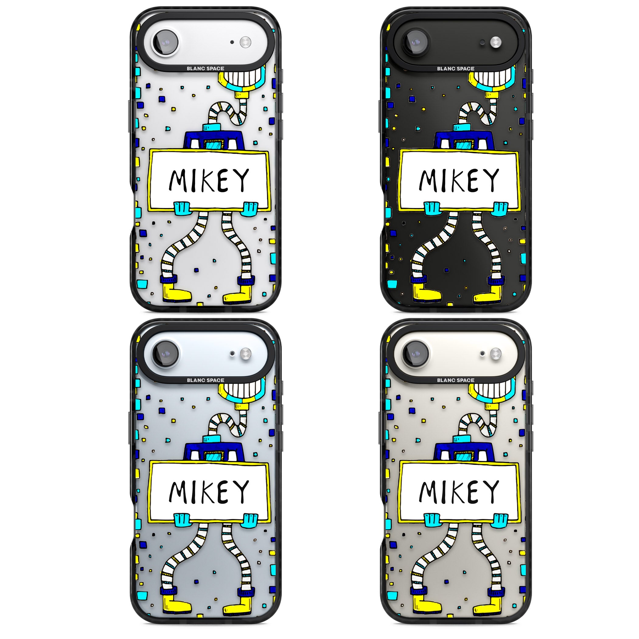 Personalised Tubes Guy iPhone 17 Air Impact Black Phone Case APT Impact Protection