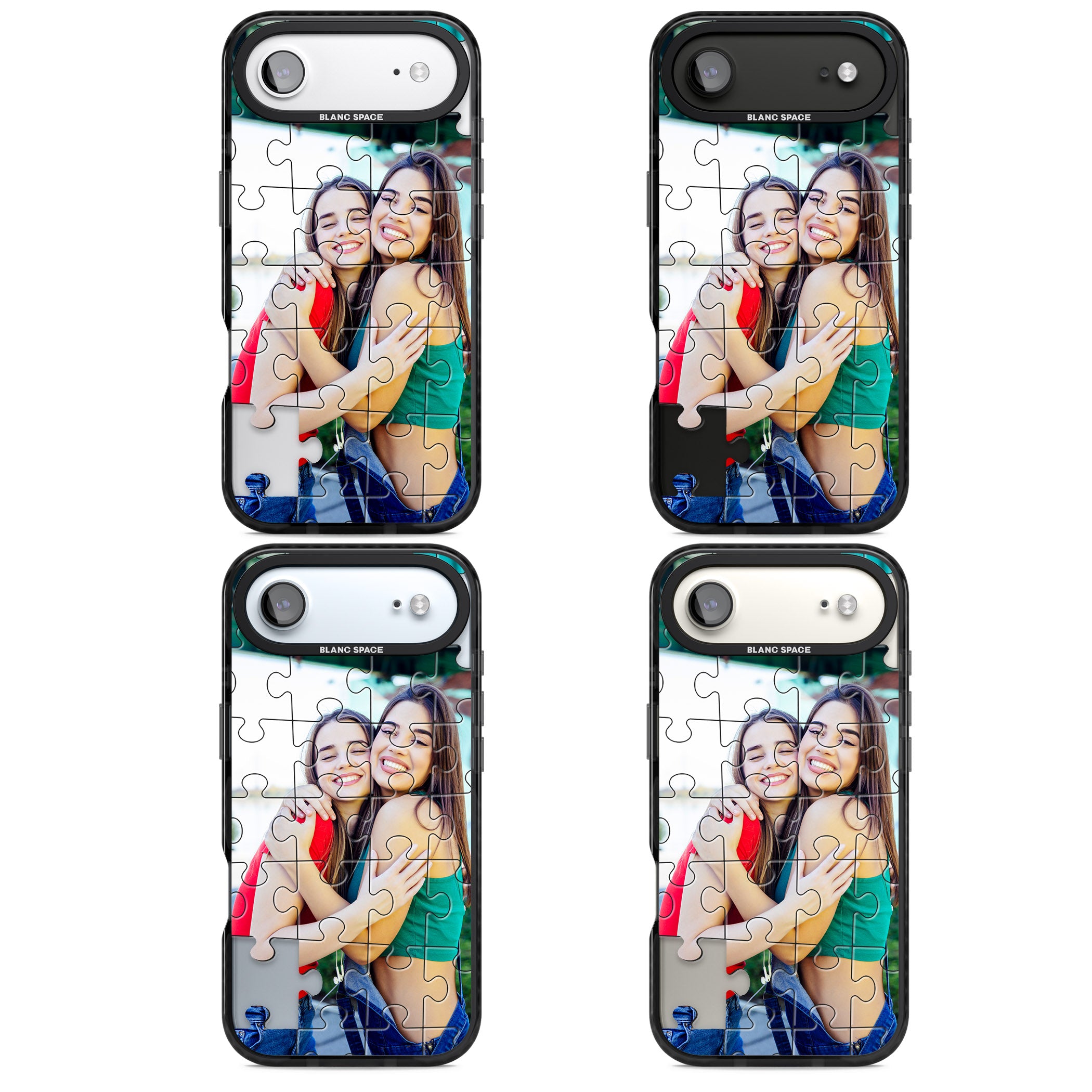 Personalised Jigsaw Puzzle Photo iPhone 17 Air Impact Black Phone Case APT Impact Protection