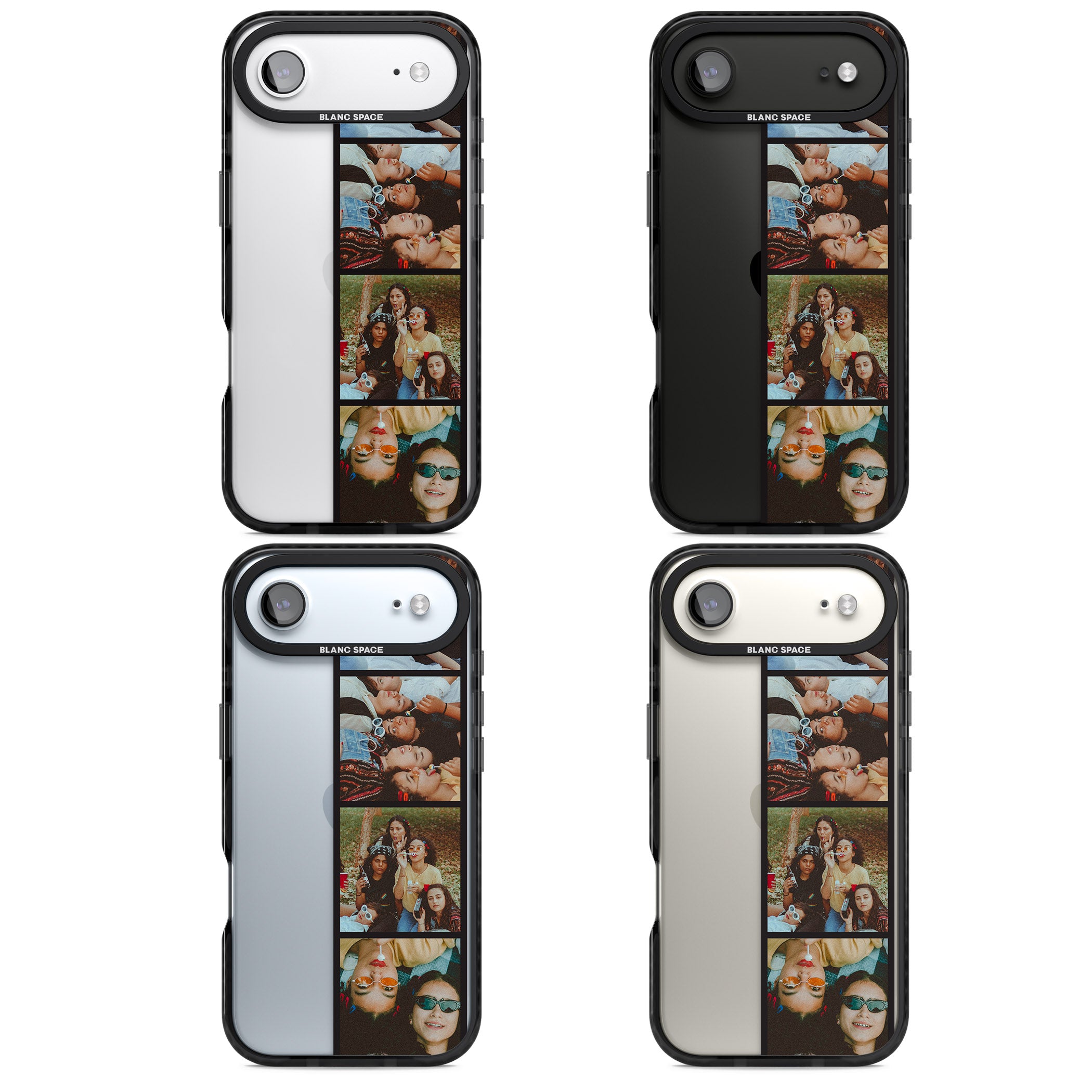 Personalised Photo Strip iPhone 17 Air Impact Black Phone Case APT Impact Protection