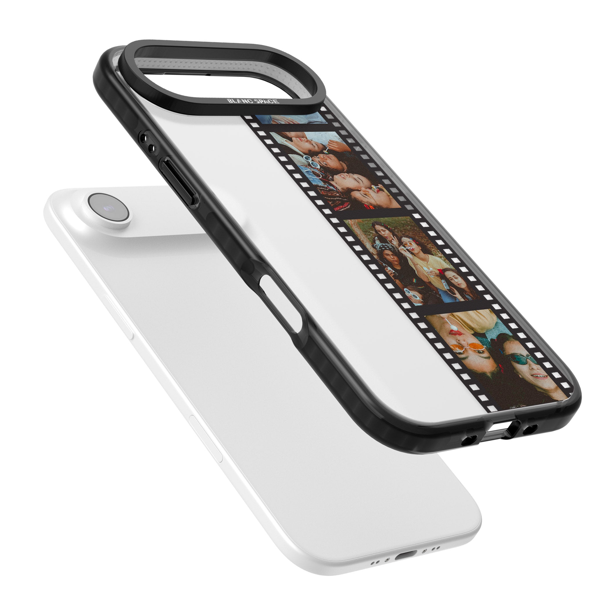Personalised Photo Film Strip iPhone 17 Air Impact Black Phone Case Colours