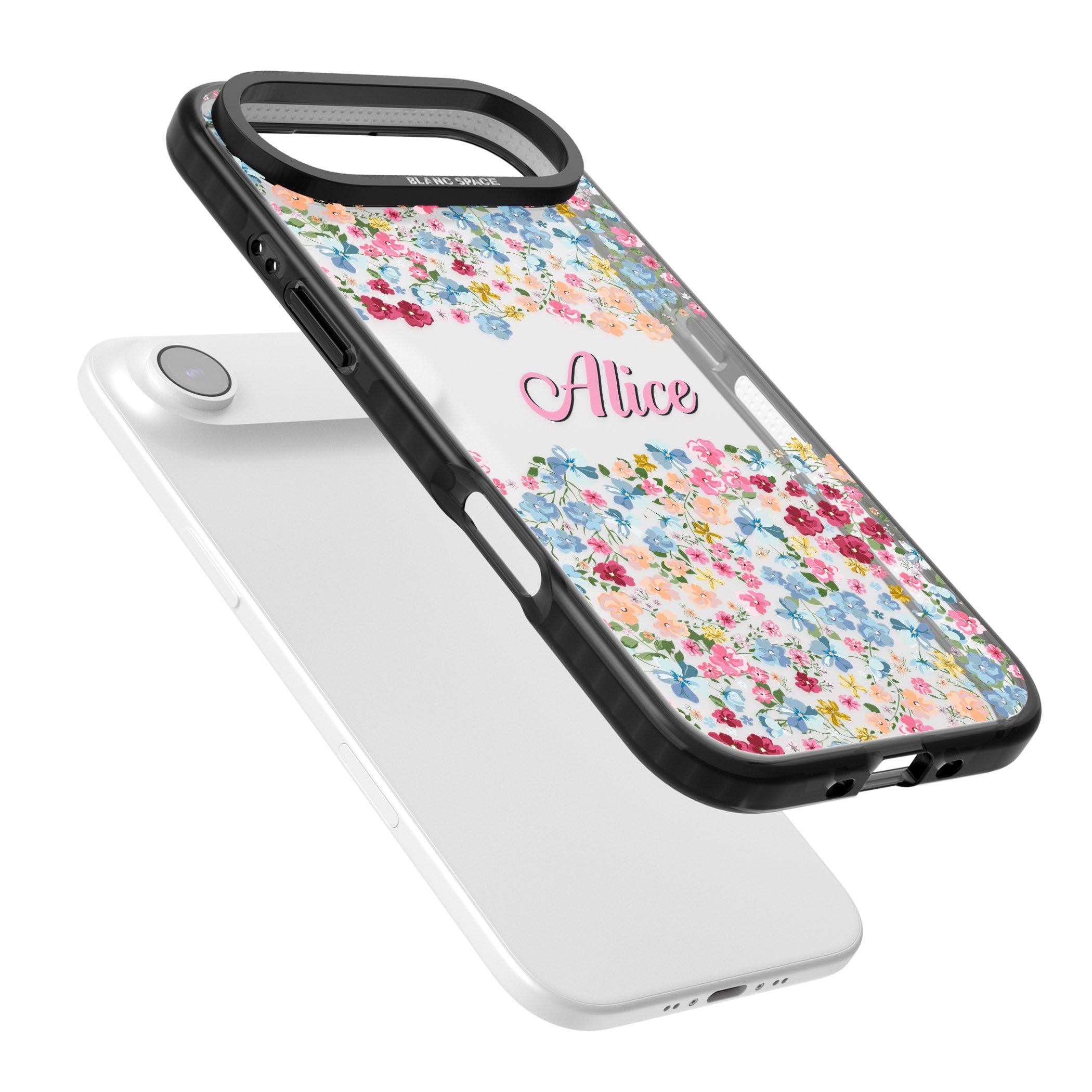 Personalised Venetian Meadow iPhone 17 Air Impact Black Phone Case Colours