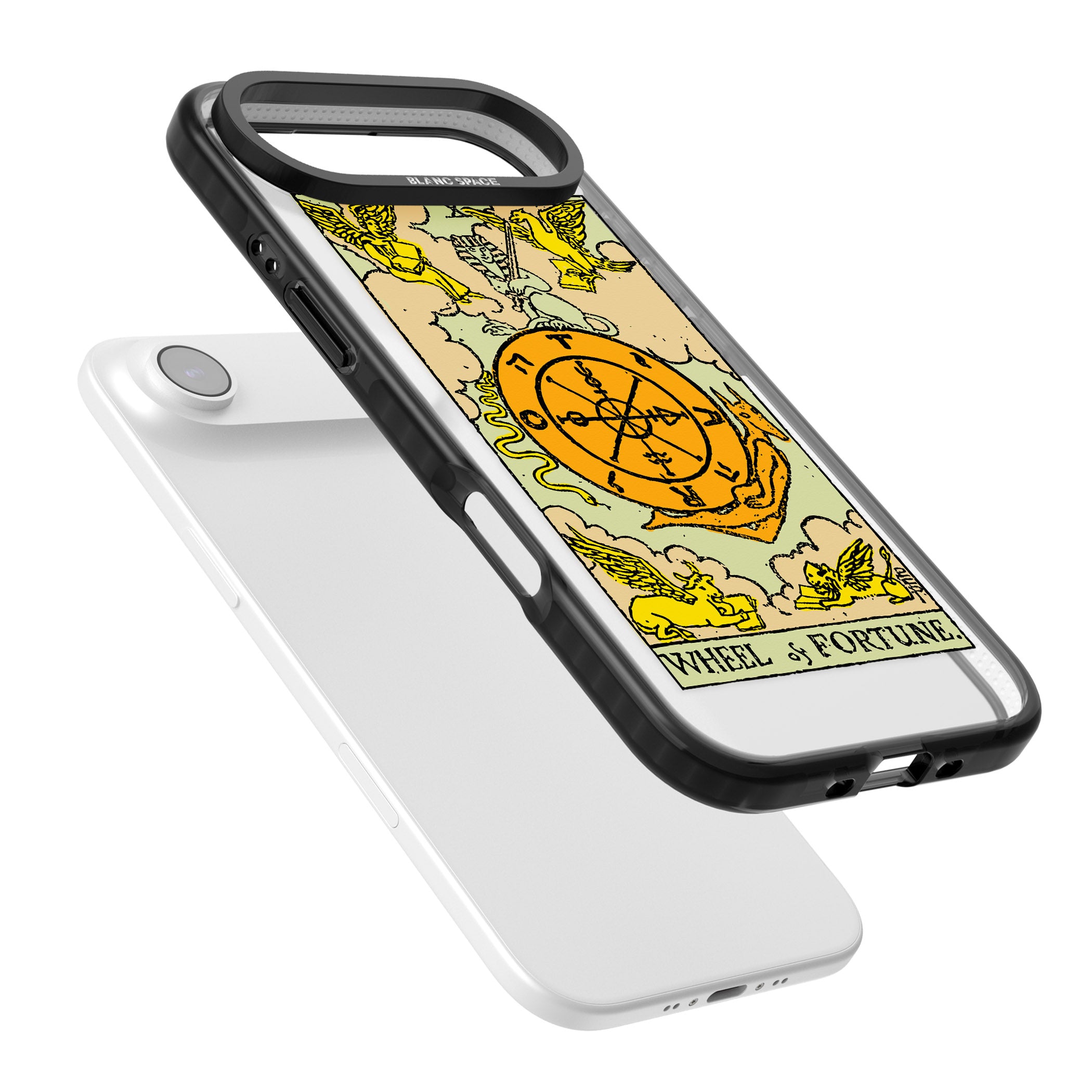 Personalised Wheel Of Fortune Tarot Card (Color) iPhone 17 Air Impact Black Phone Case Colours