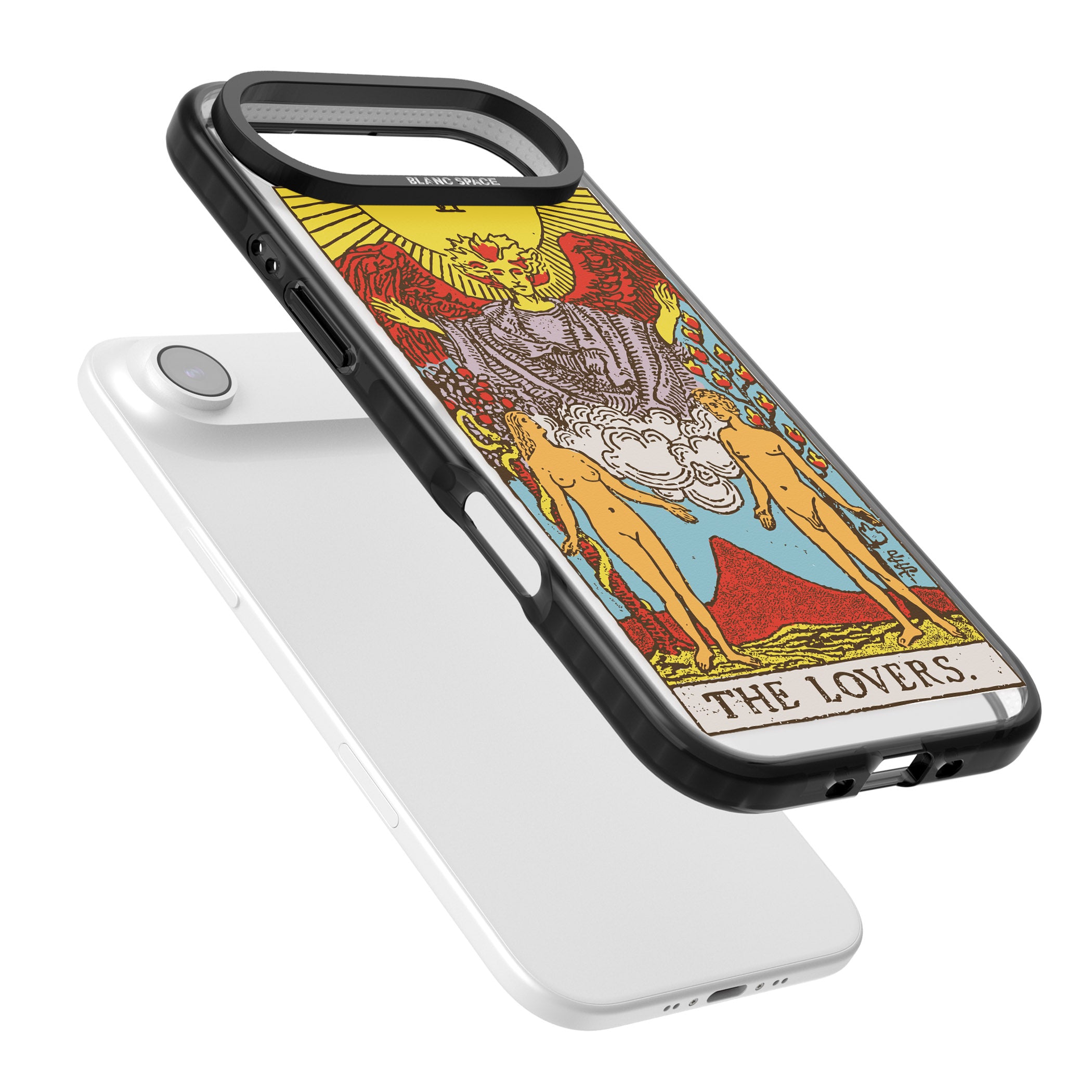 Personalised The Lovers Tarot Card (Color) iPhone 17 Air Impact Black Phone Case Colours