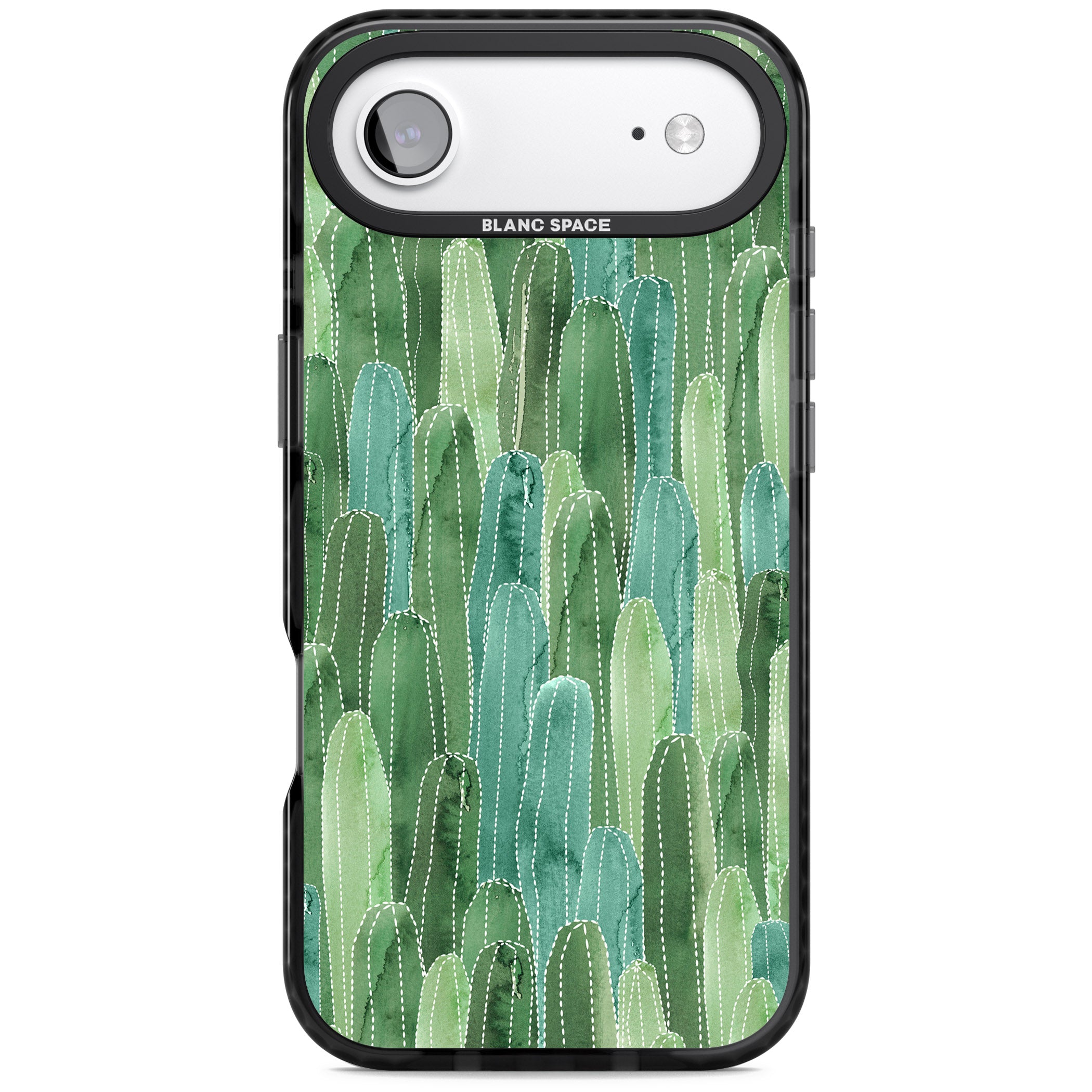 Skinny Cacti iPhone 17 Air Impact Black Phone Case