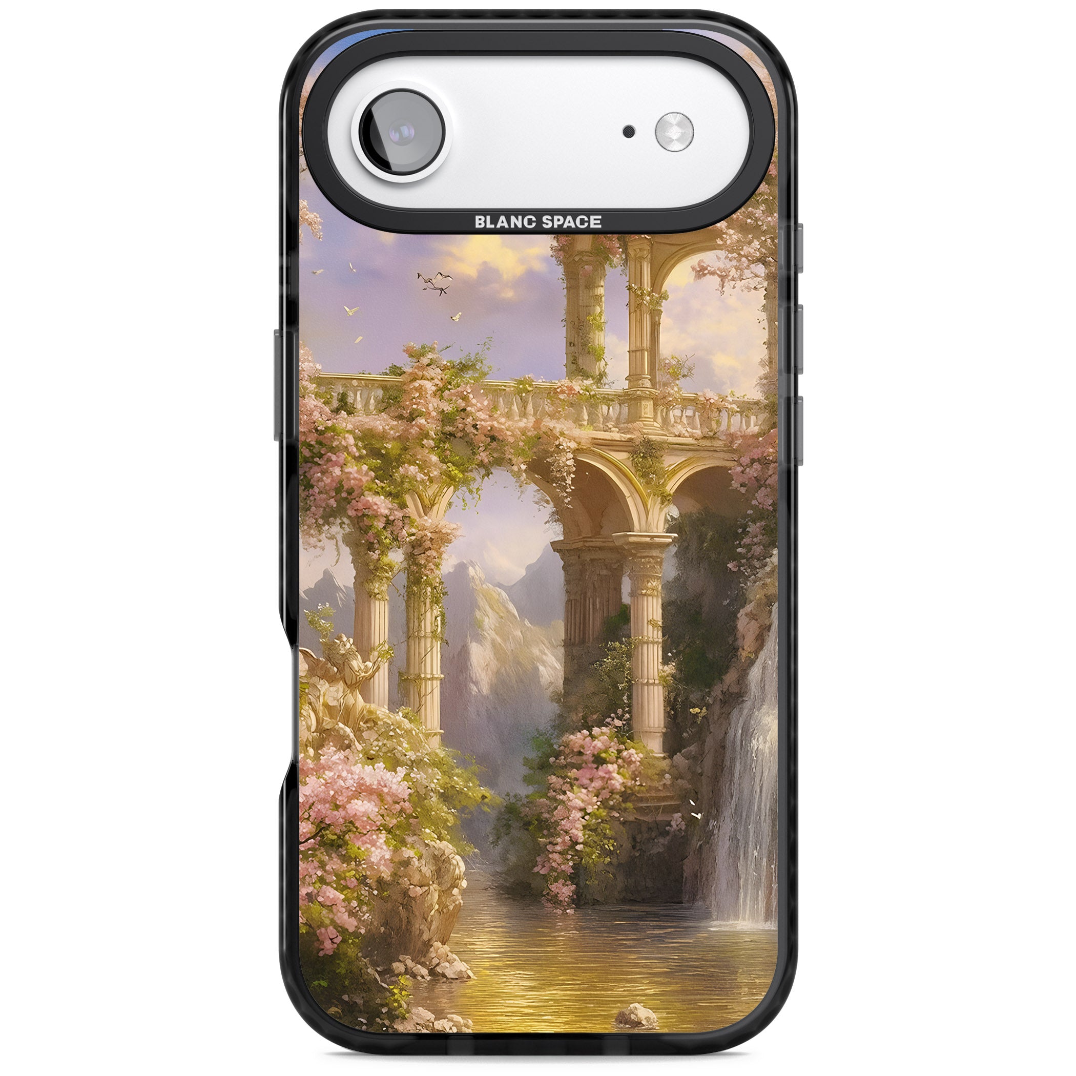 Castle River iPhone 17 Air Impact Black Phone Case