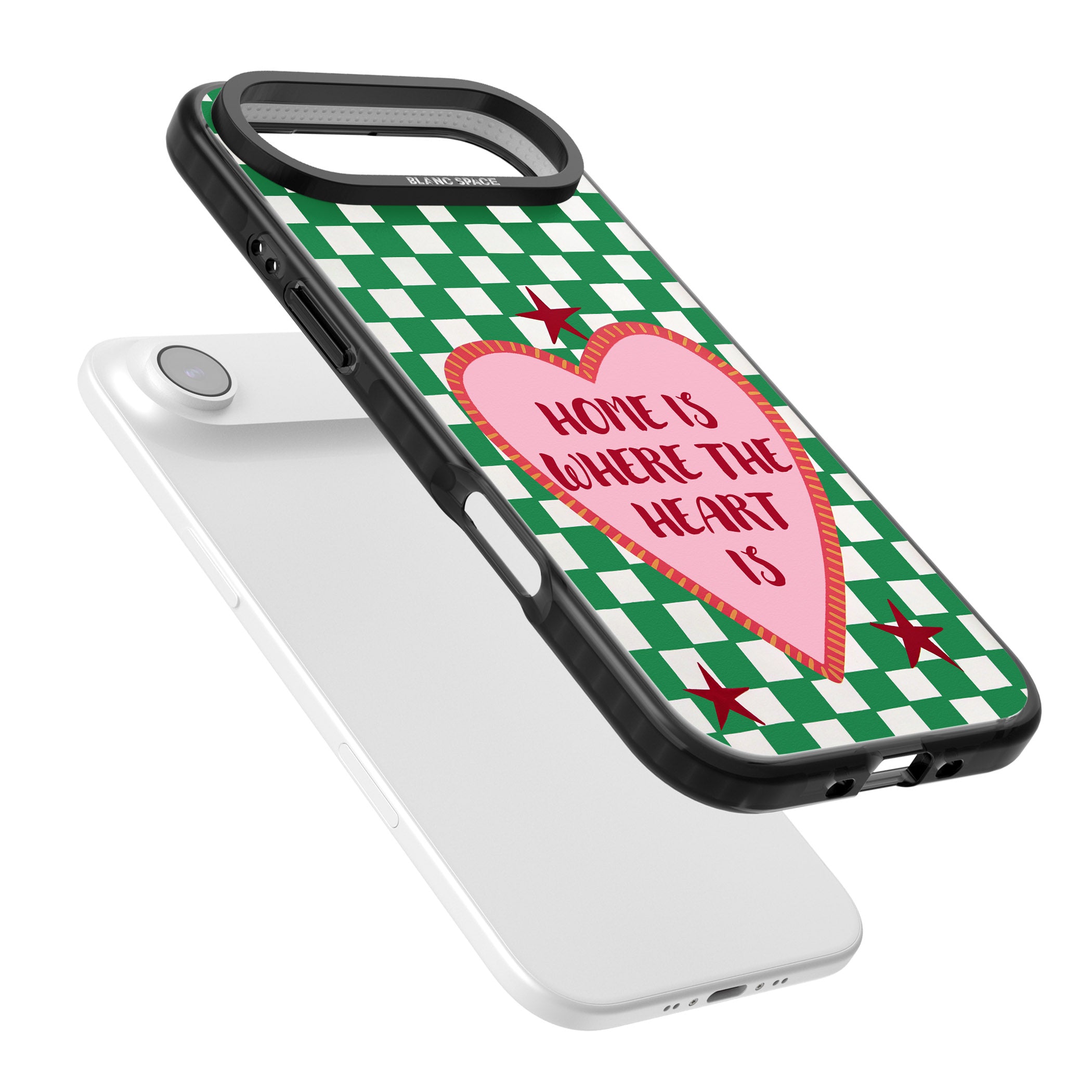 Home Is Where The Heart Is iPhone 17 Air Impact Black Phone Case Colours