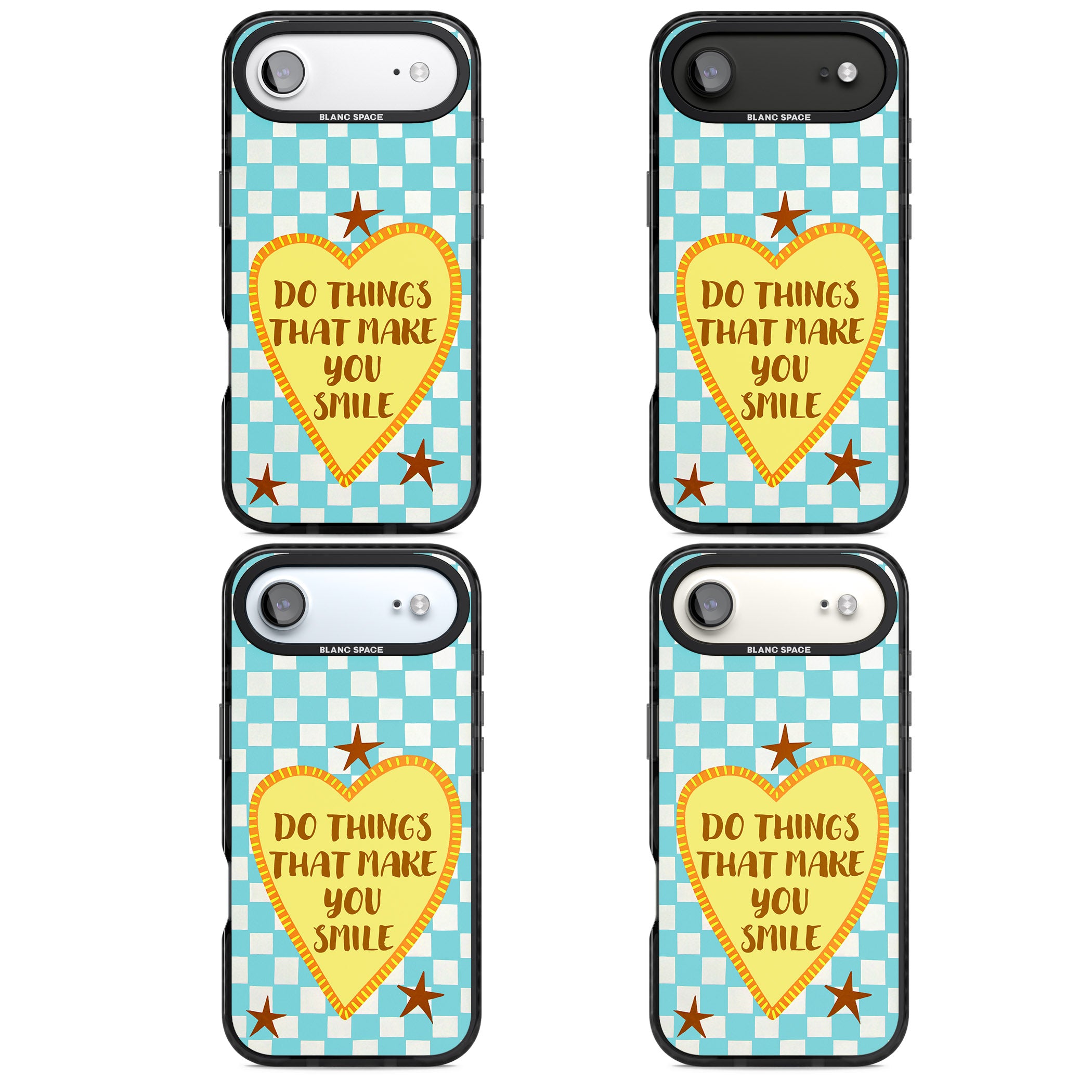 Do Things That Make You Smile iPhone 17 Air Impact Black Phone Case APT Impact Protection