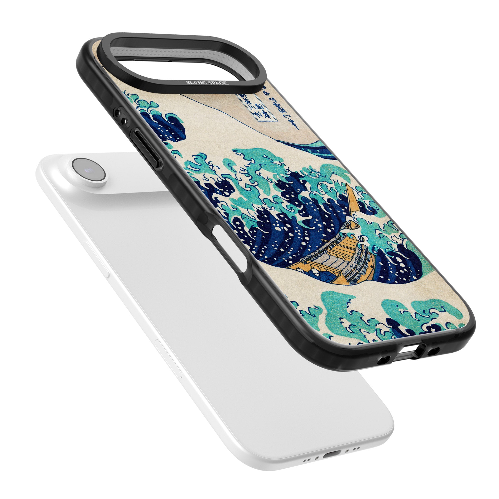 The Great Wave By Katsushika Hokusai iPhone 17 Air Impact Black Phone Case Colours