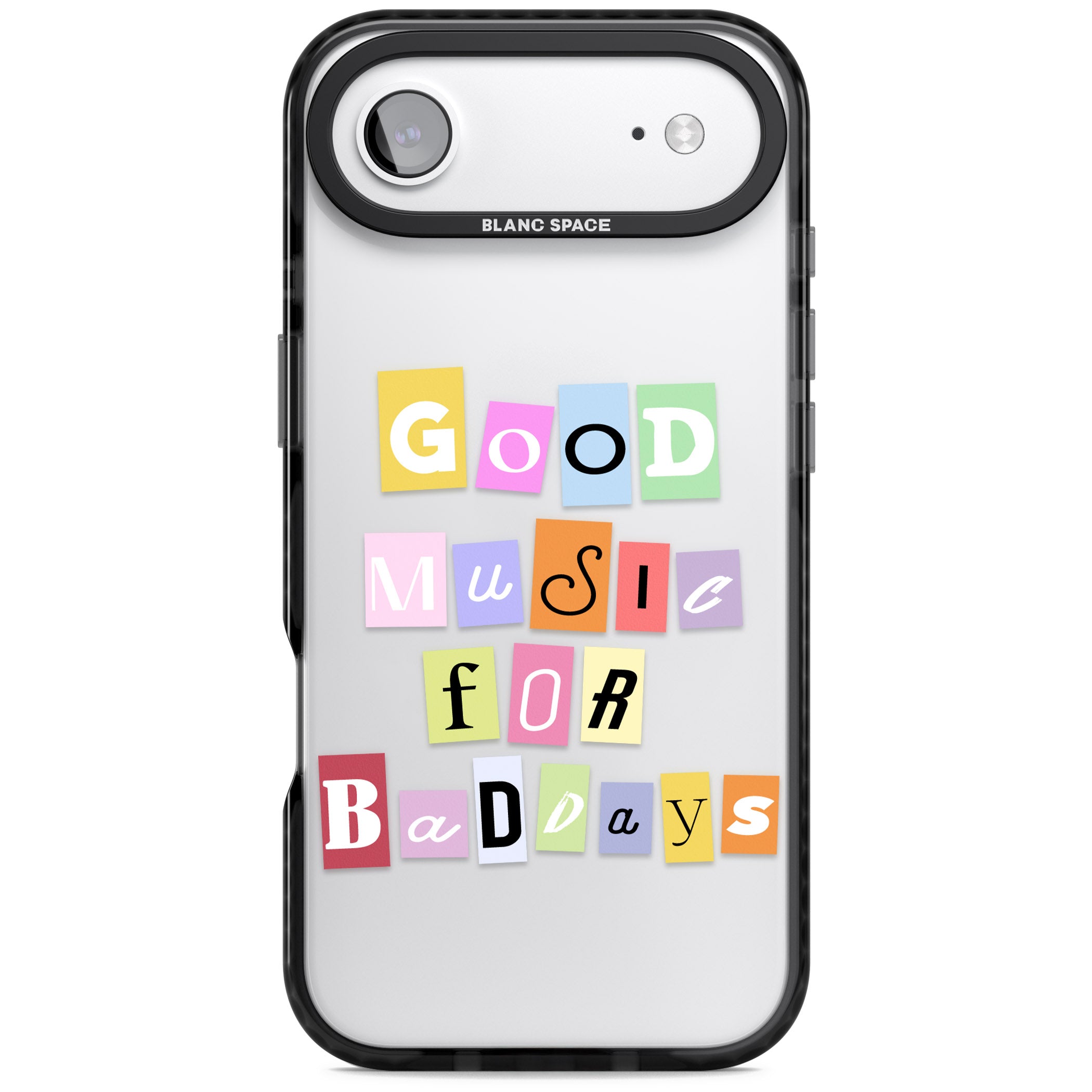 Good Music For Bad Days iPhone 17 Air Impact Black Phone Case