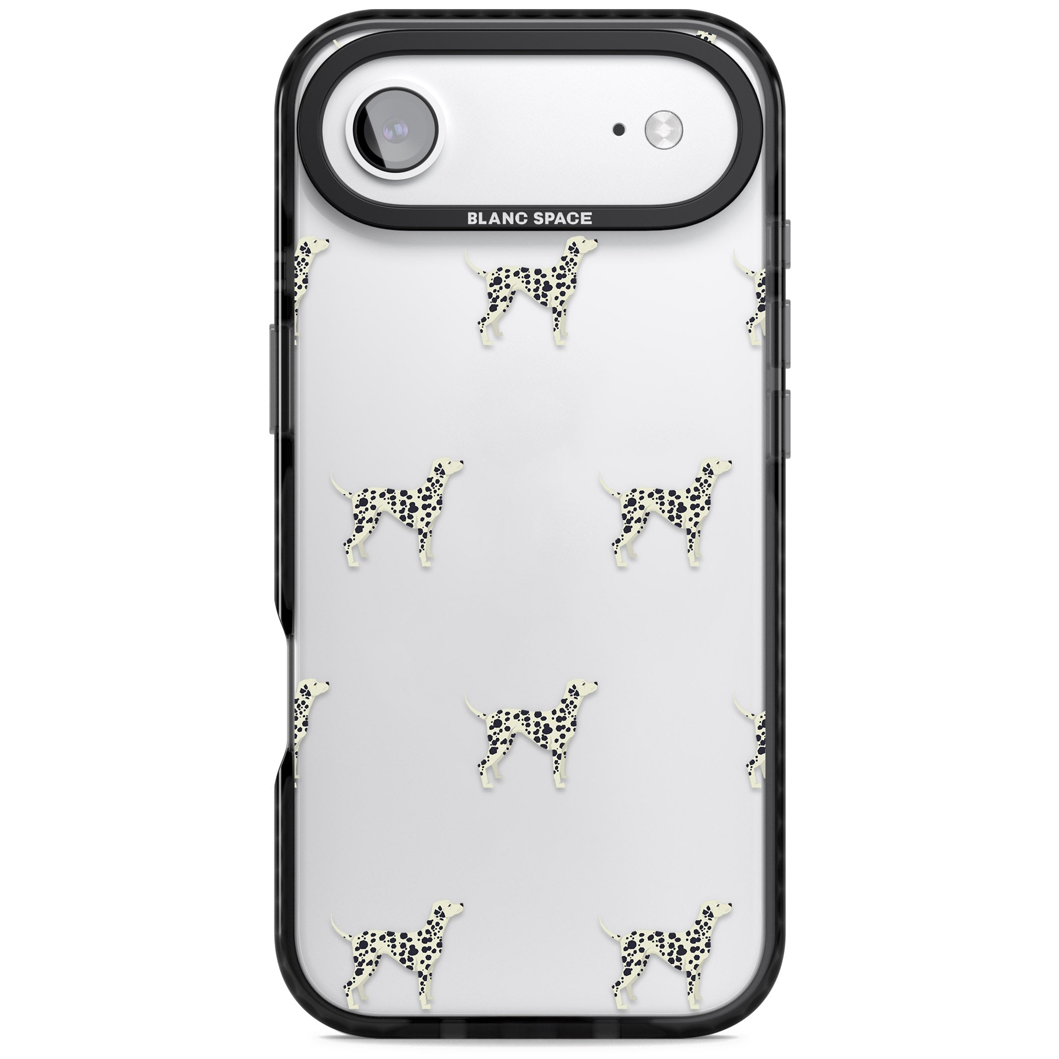 Dalmatian Dog Pattern iPhone 17 Air Impact Black Phone Case