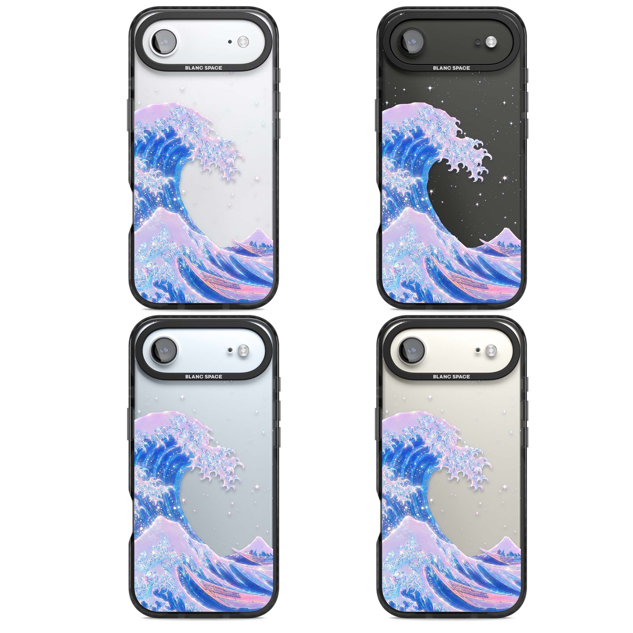 The Great Wave In Opal japanese iPhone case | Clear Impact case for iPhone Air