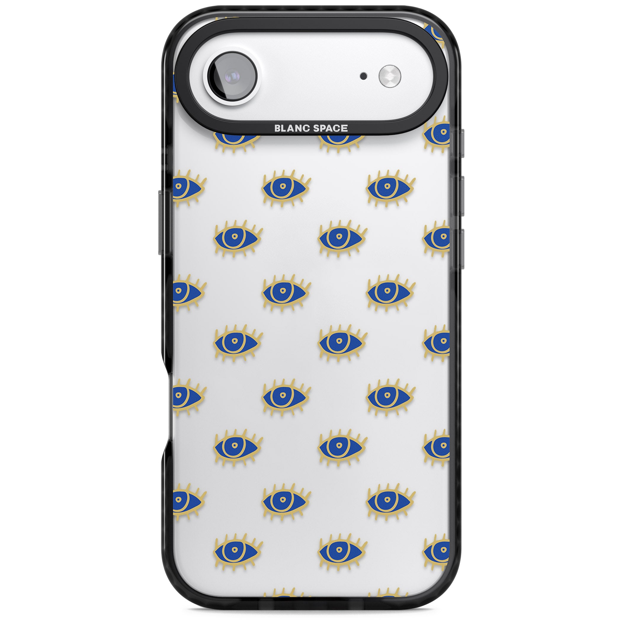 Psychedelic Eyes Pattern Classic iPhone 17 Air Impact Black Phone Case