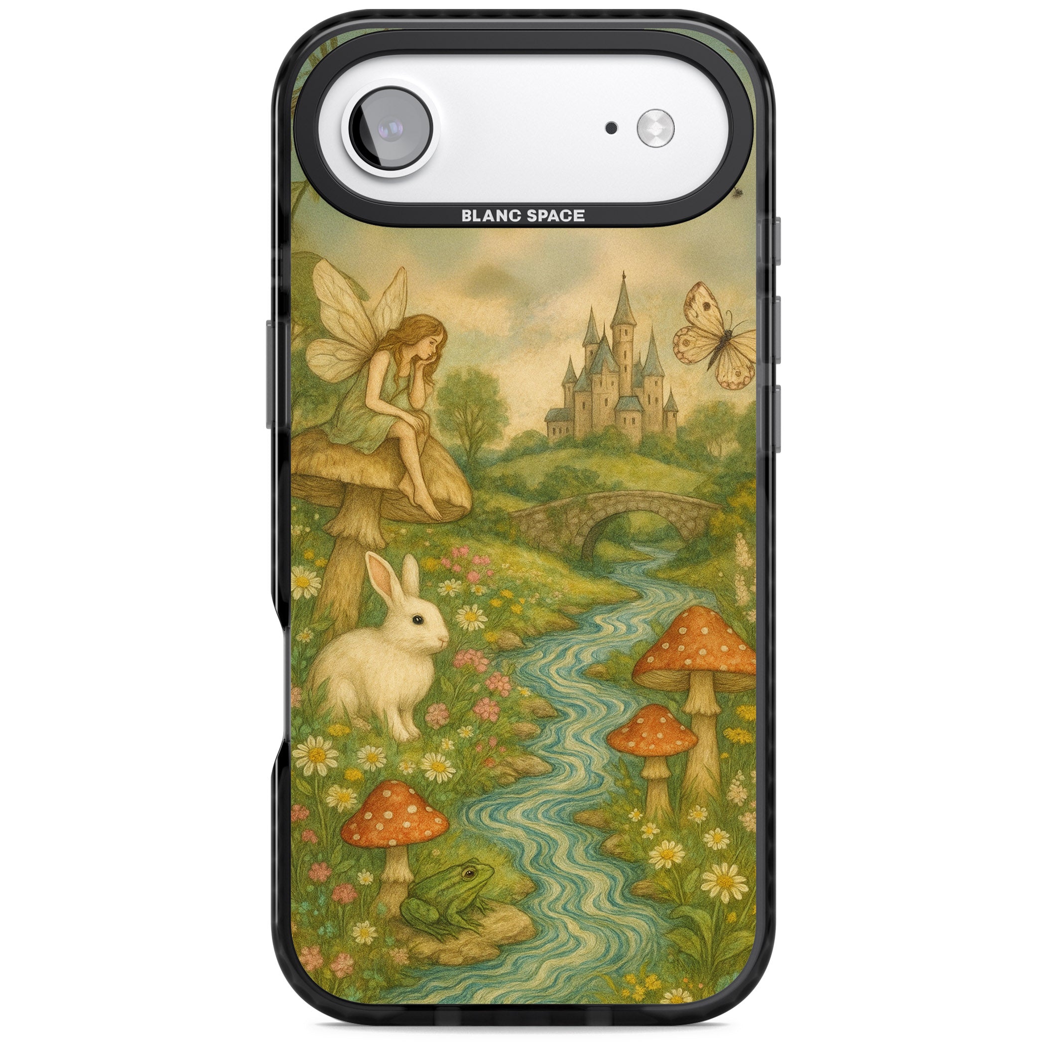 Castle Fairy iPhone 17 Air Impact Black Phone Case