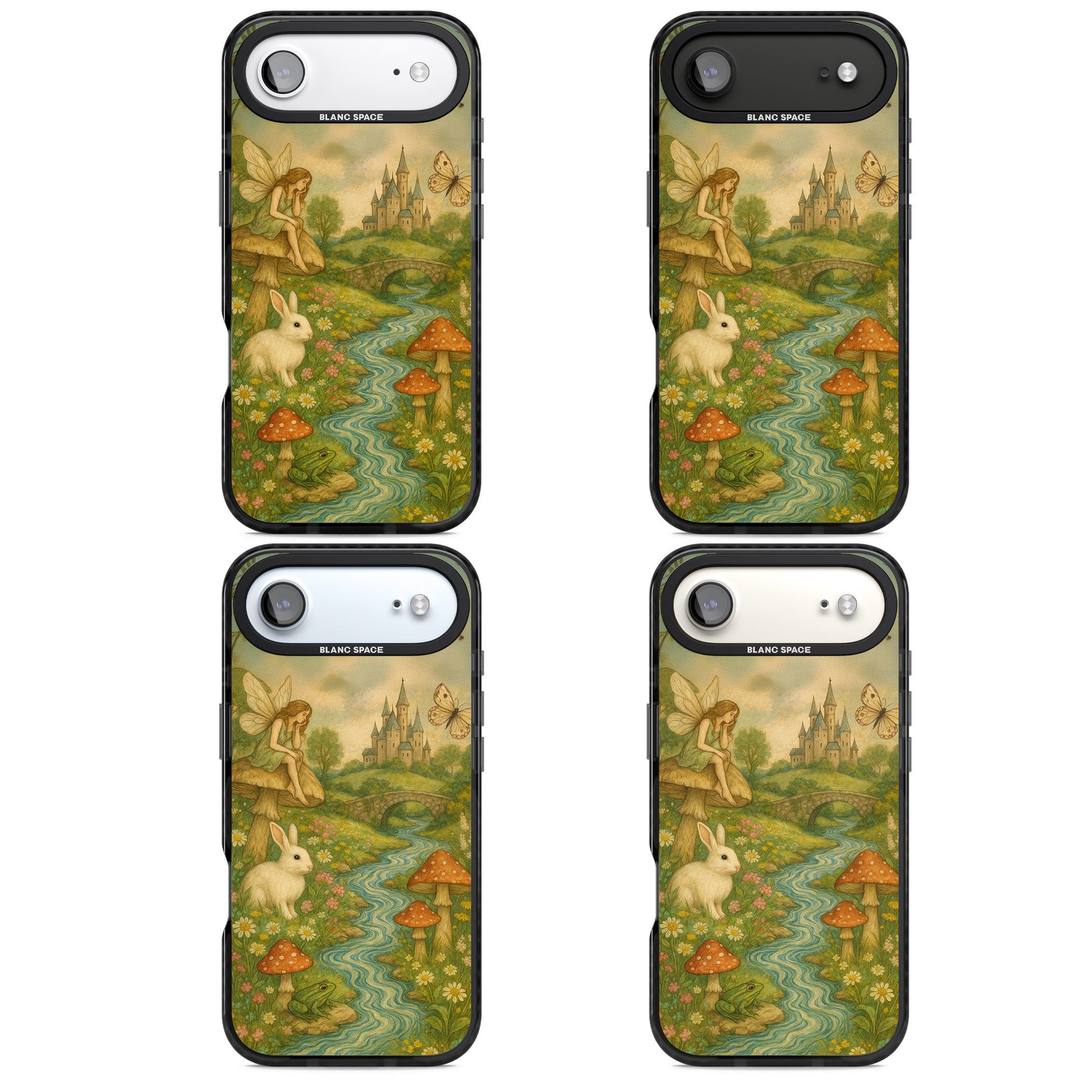 Castle Fairy iPhone 17 Air Impact Black Phone Case APT Impact Protection