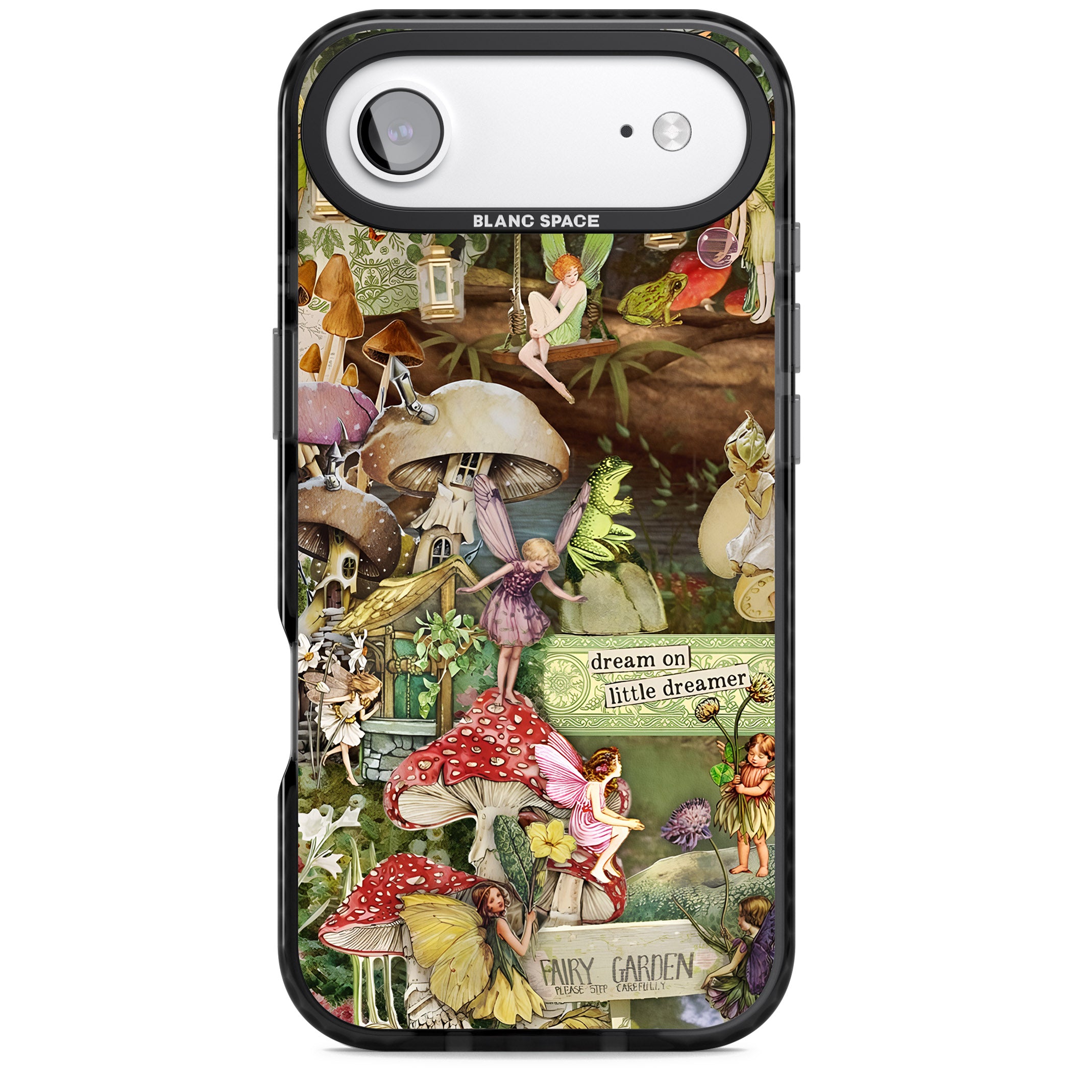 Dreamy Garden iPhone 17 Air Impact Black Phone Case