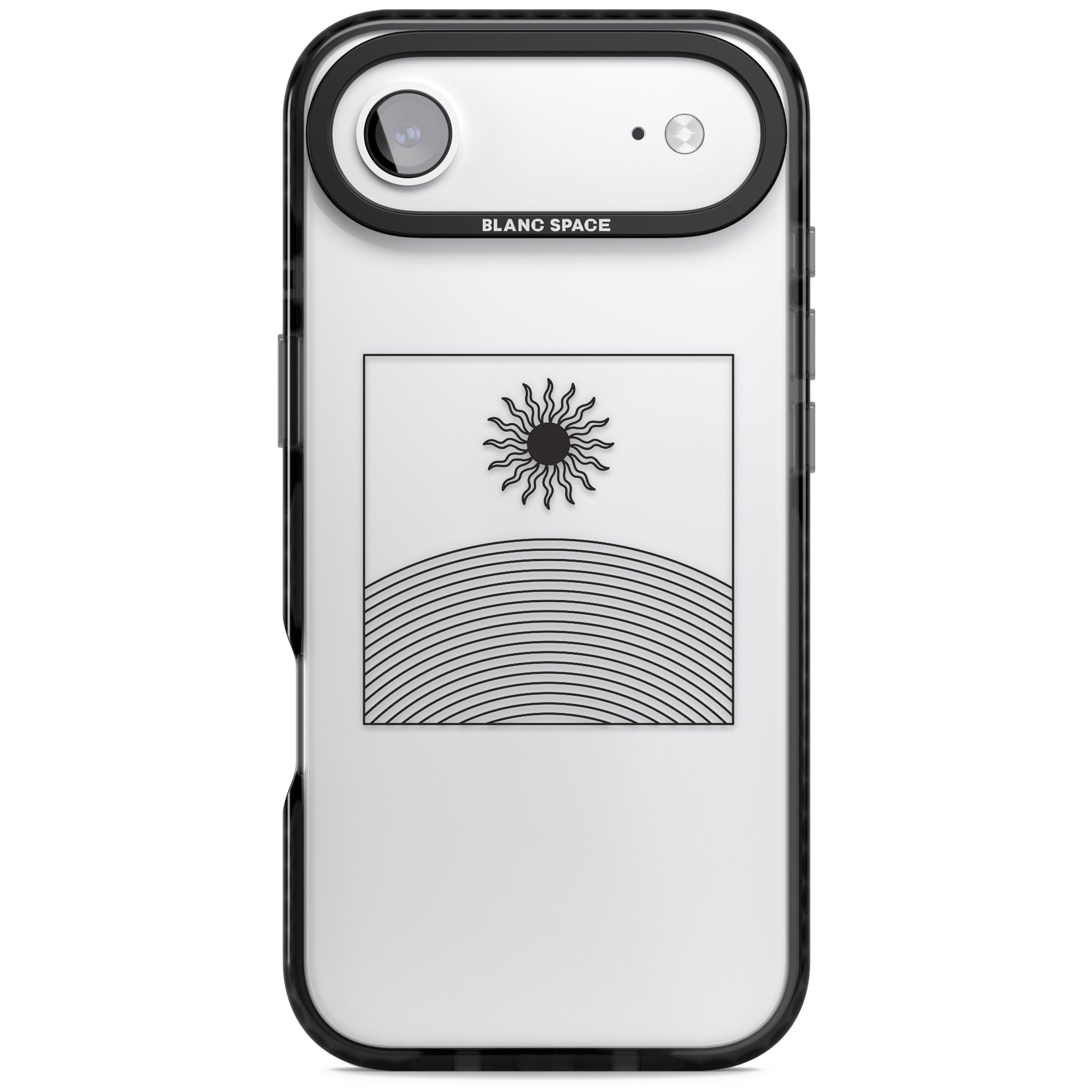 Cosmic Radiance iPhone 17 Air Impact Black Phone Case