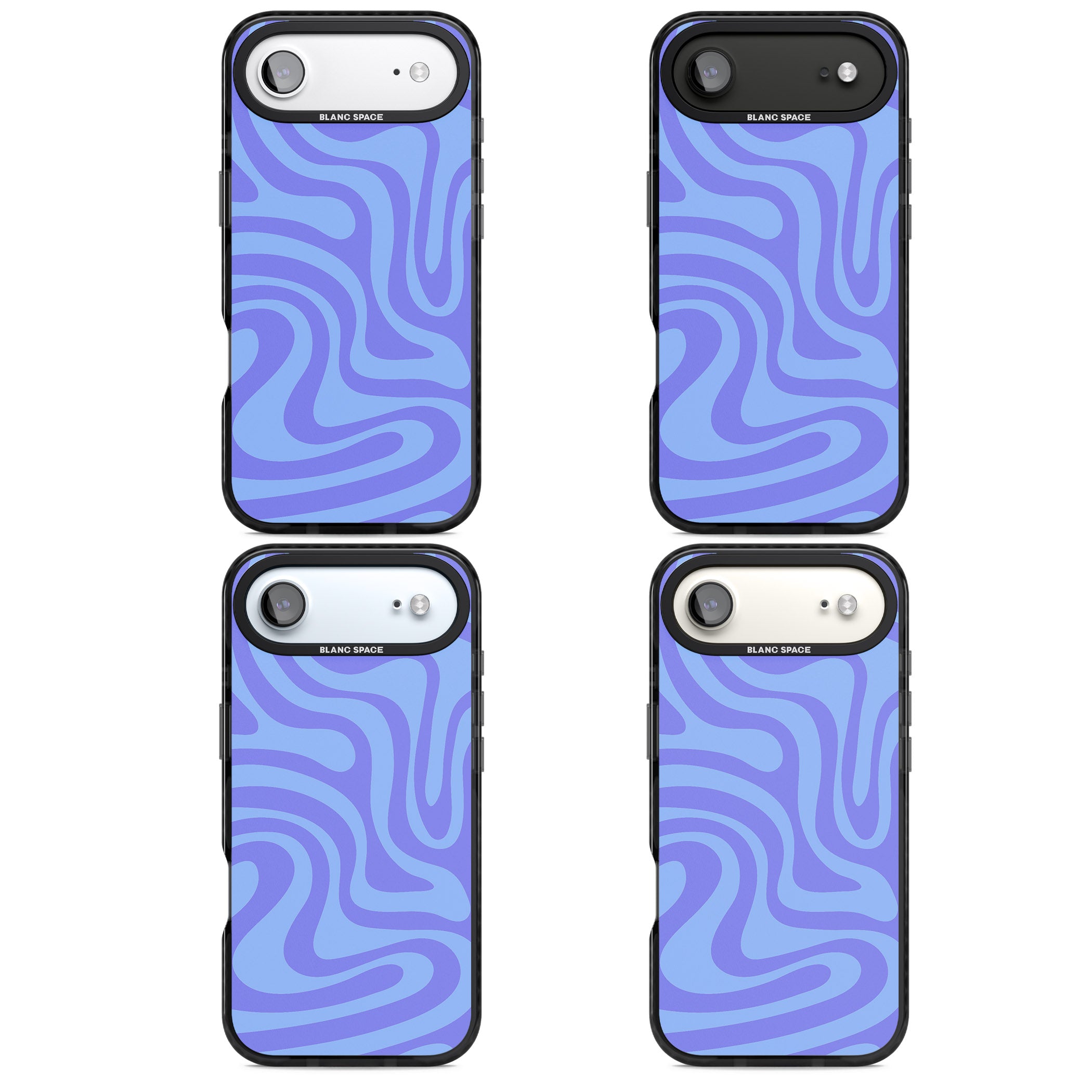 Tranquil Waves iPhone 17 Air Impact Black Phone Case APT Impact Protection