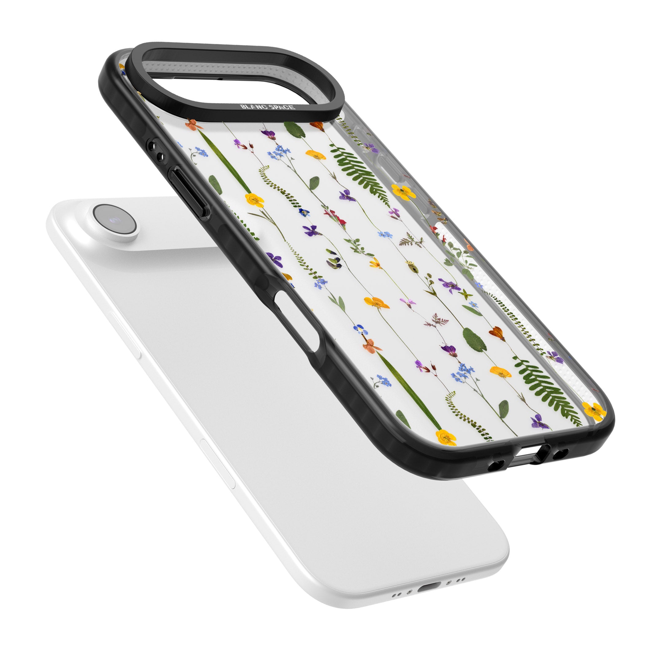 Wildflower Chain iPhone 17 Air Impact Black Phone Case Colours