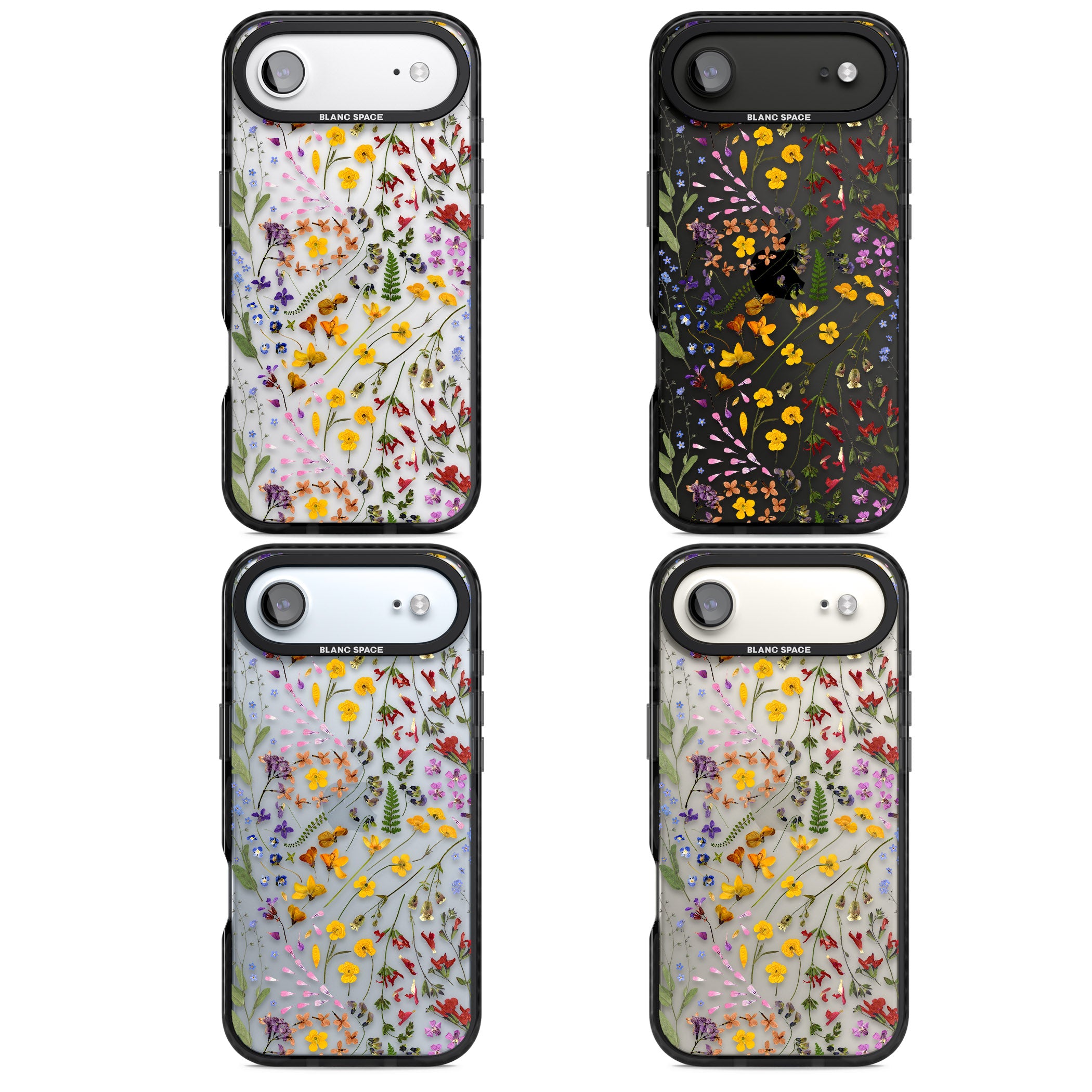 Wildflower iPhone 17 Air Impact Black Phone Case APT Impact Protection