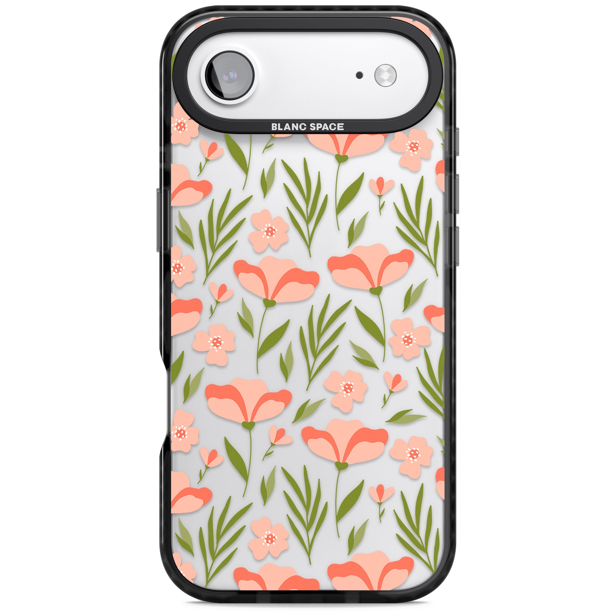 Blossom Bloom iPhone 17 Air Impact Black Phone Case