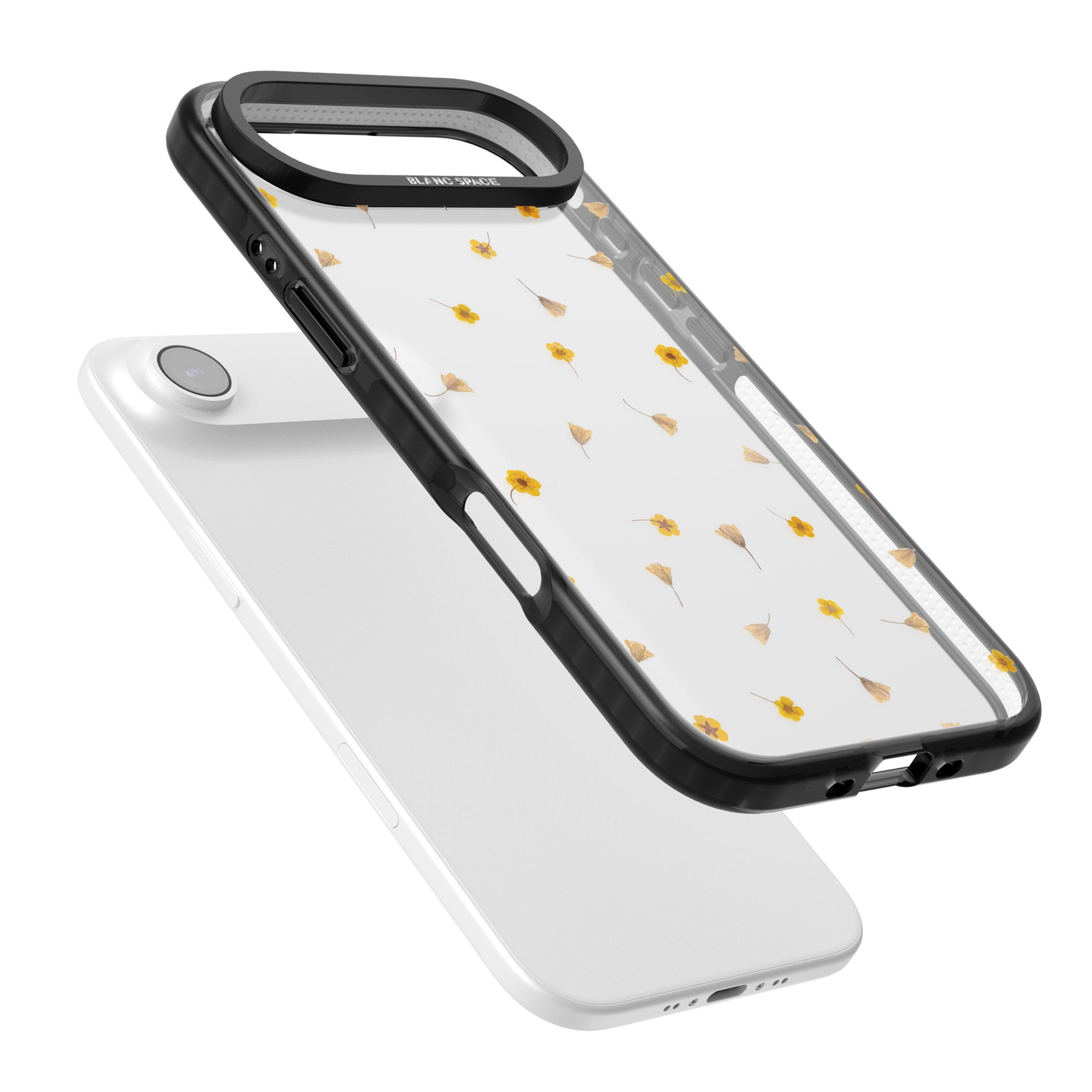 Tiny Yellow Flower iPhone 17 Air Impact Black Phone Case Colours