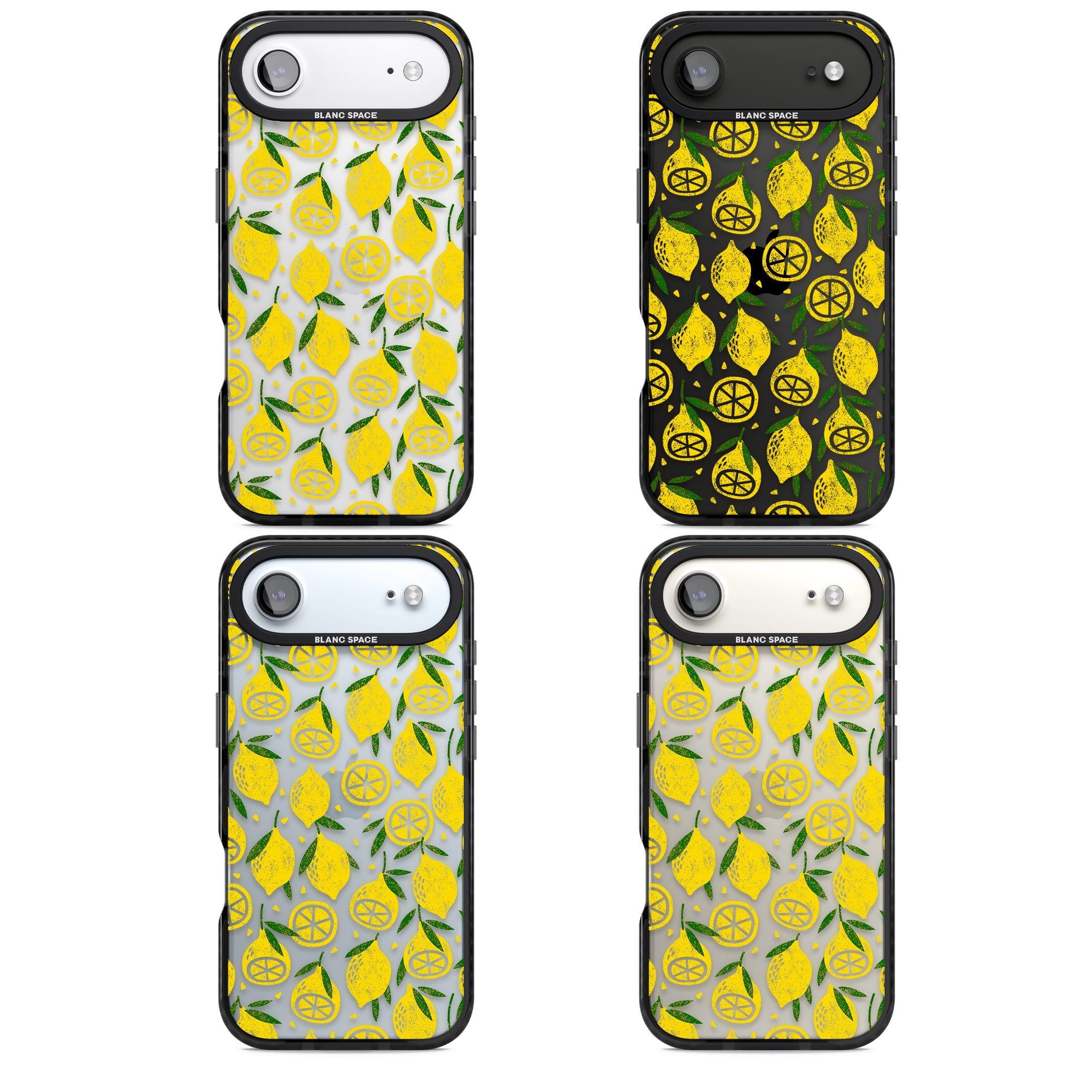 Lemon Delight iPhone 17 Air Impact Black Phone Case APT Impact Protection