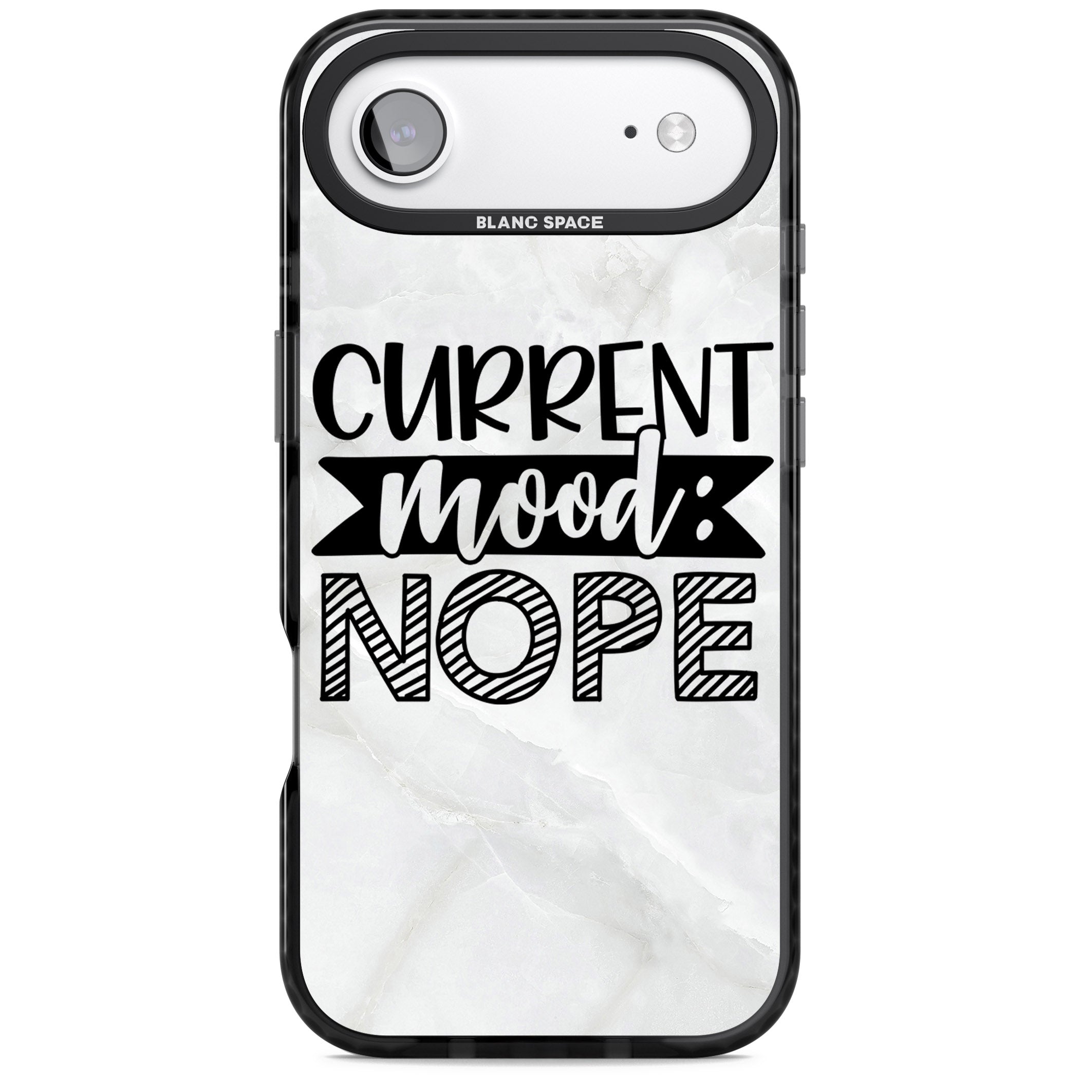 Current Mood Nope iPhone 17 Air Impact Black Phone Case