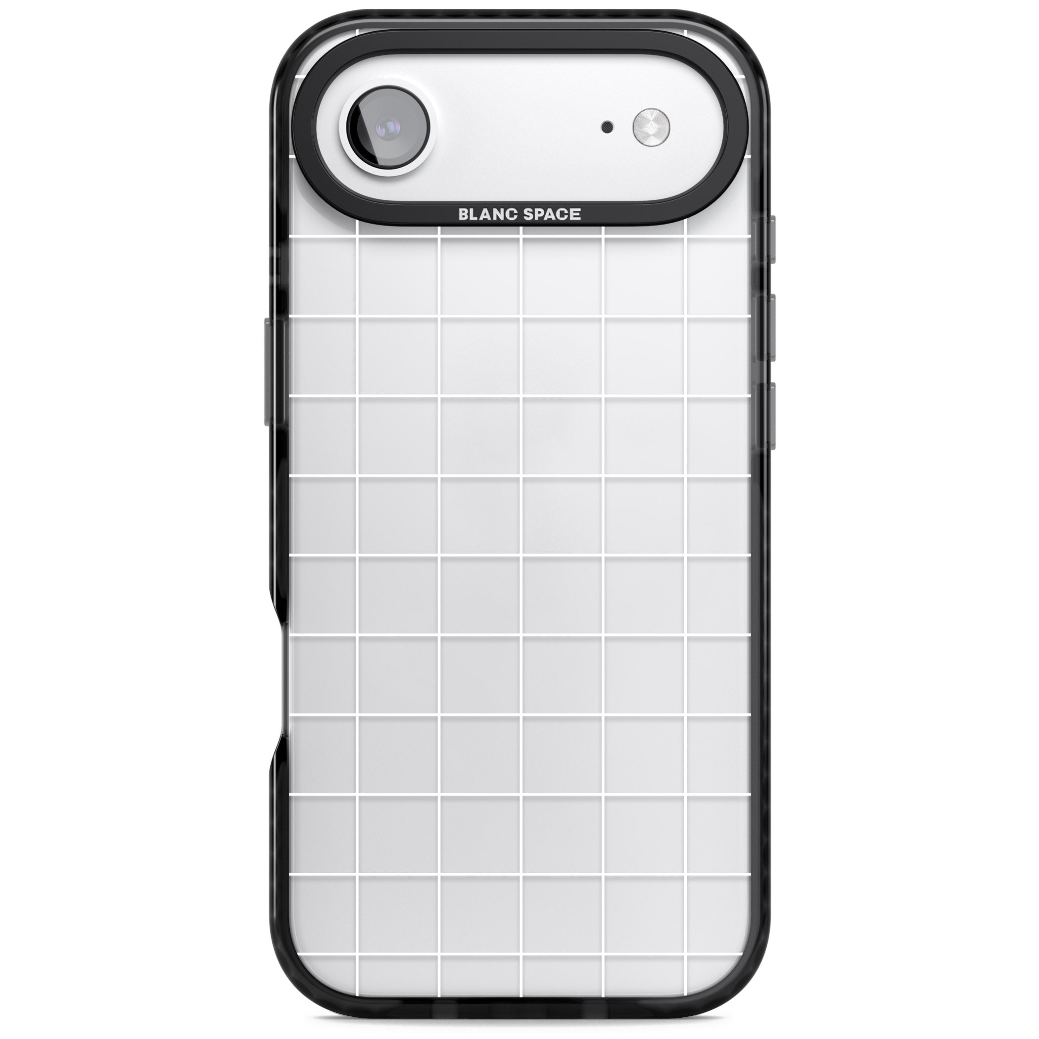 Modern Grid iPhone 17 Air Impact Black Phone Case