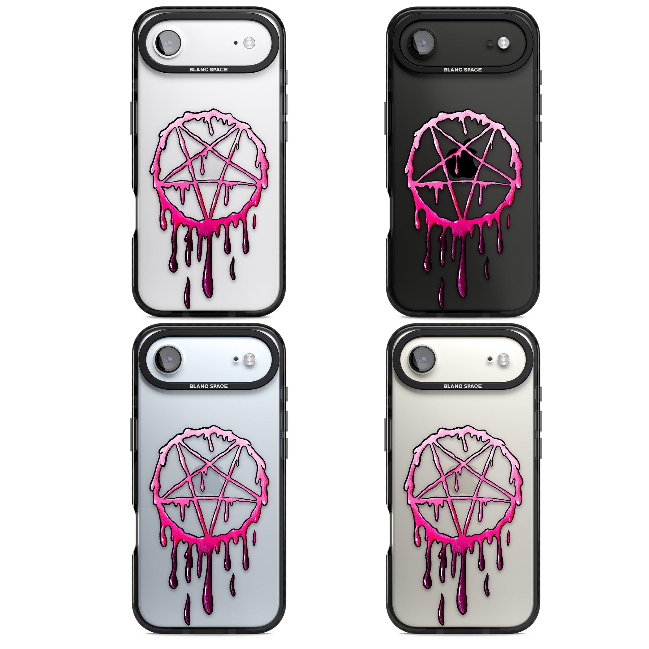 Pentagram Of Blood iPhone 17 Air Impact Black Phone Case APT Impact Protection