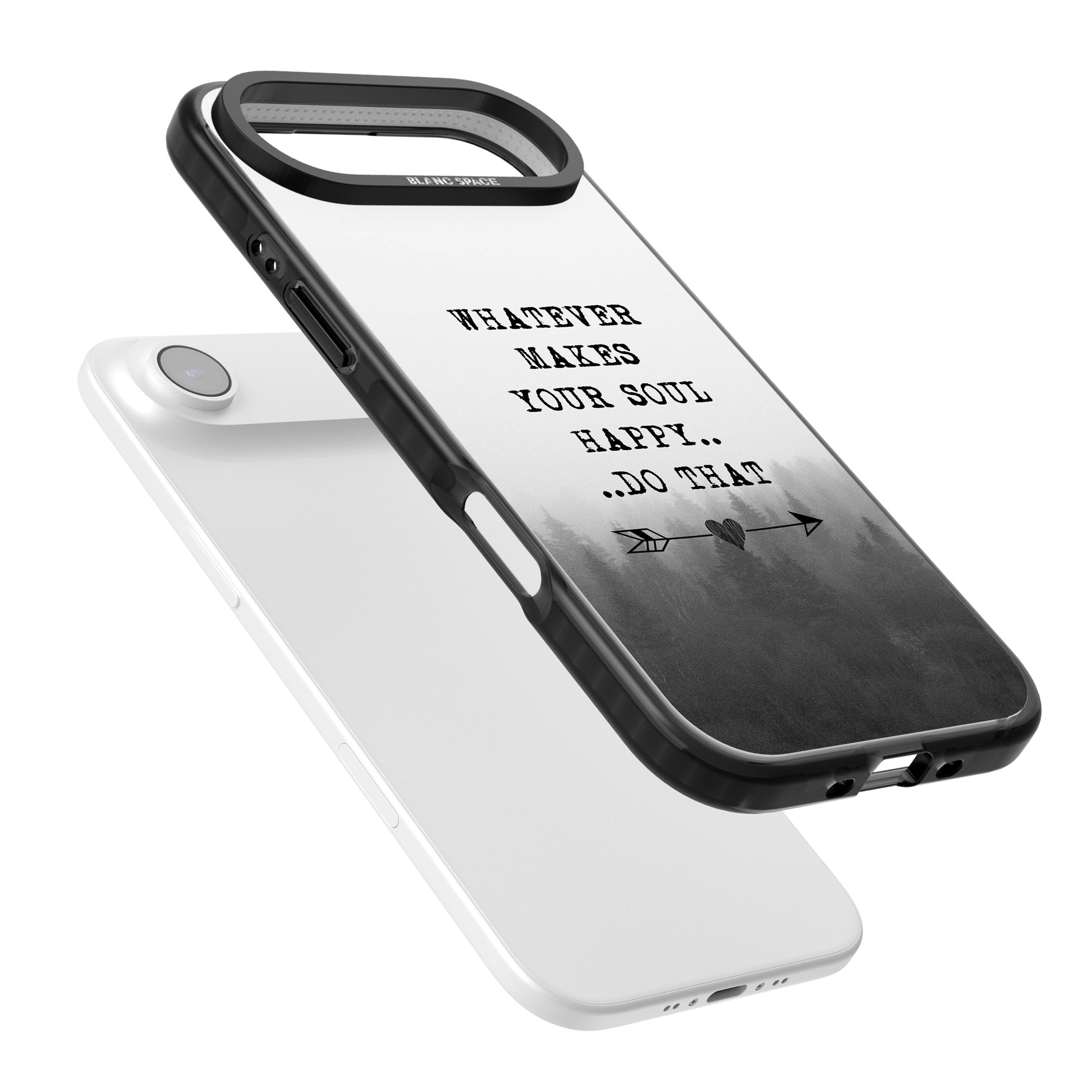 Whatever Makes Your Soul Quote iPhone 17 Air Impact Black Phone Case Colours