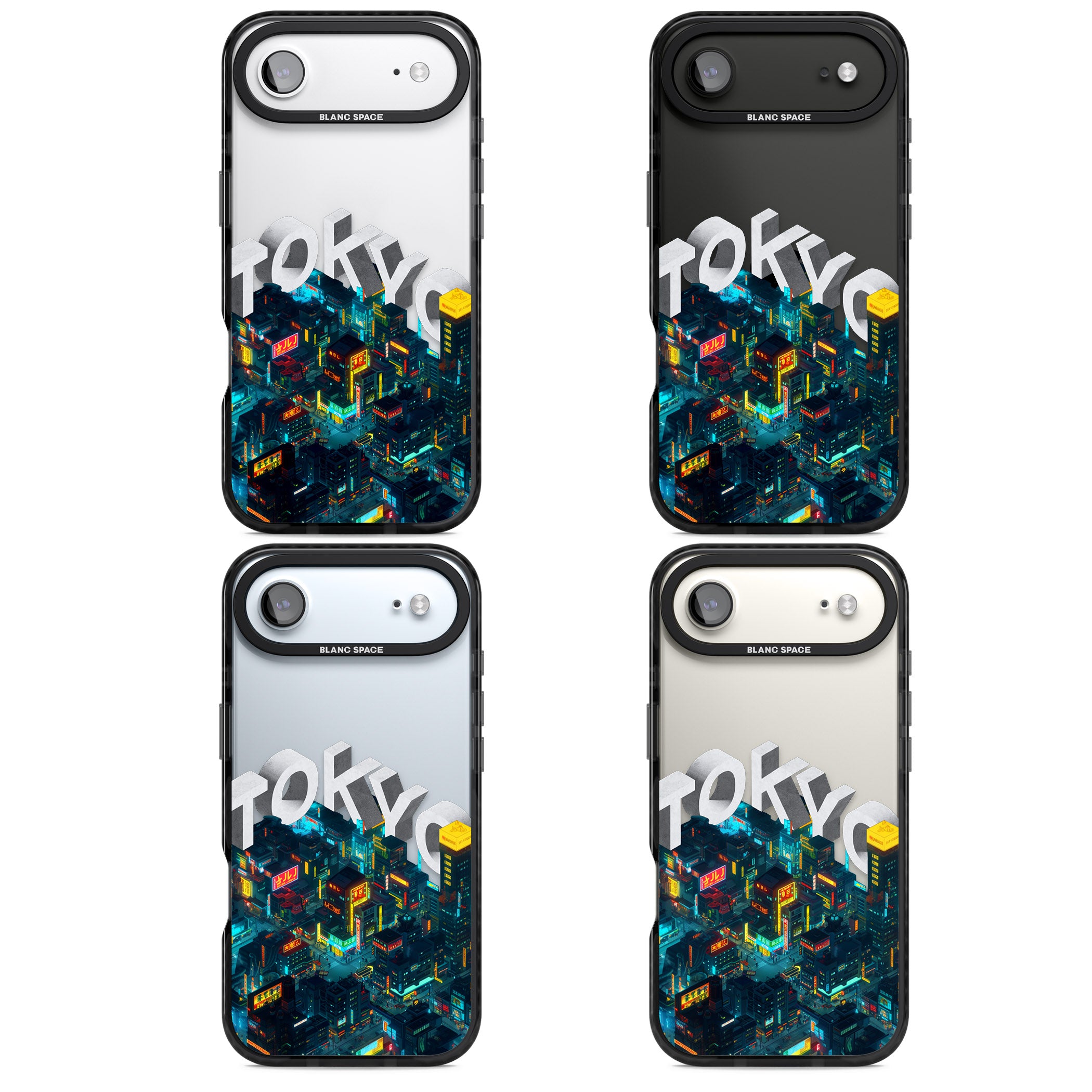 Tokyo iPhone 17 Air Impact Black Phone Case APT Impact Protection