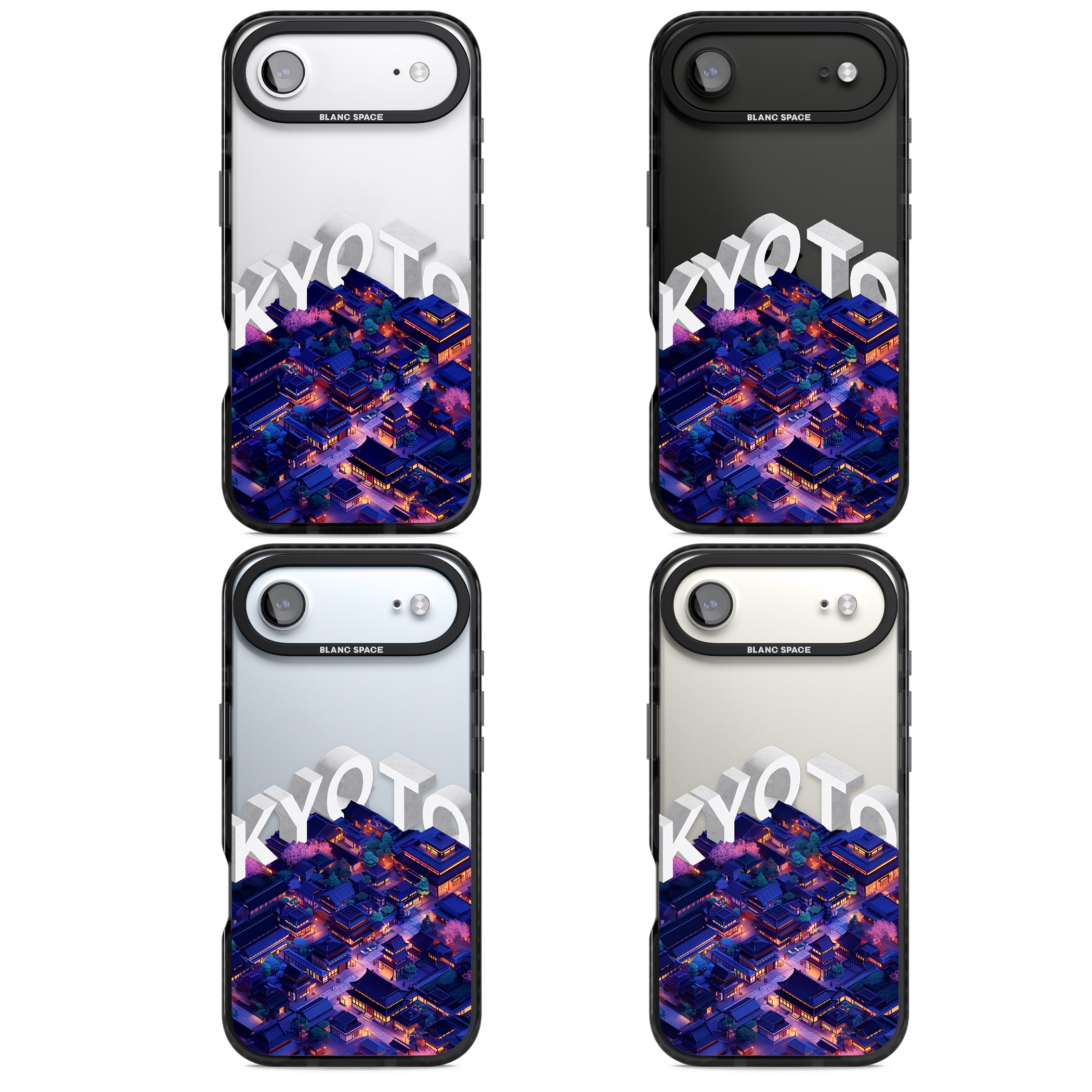 Kyoto iPhone 17 Air Impact Black Phone Case APT Impact Protection