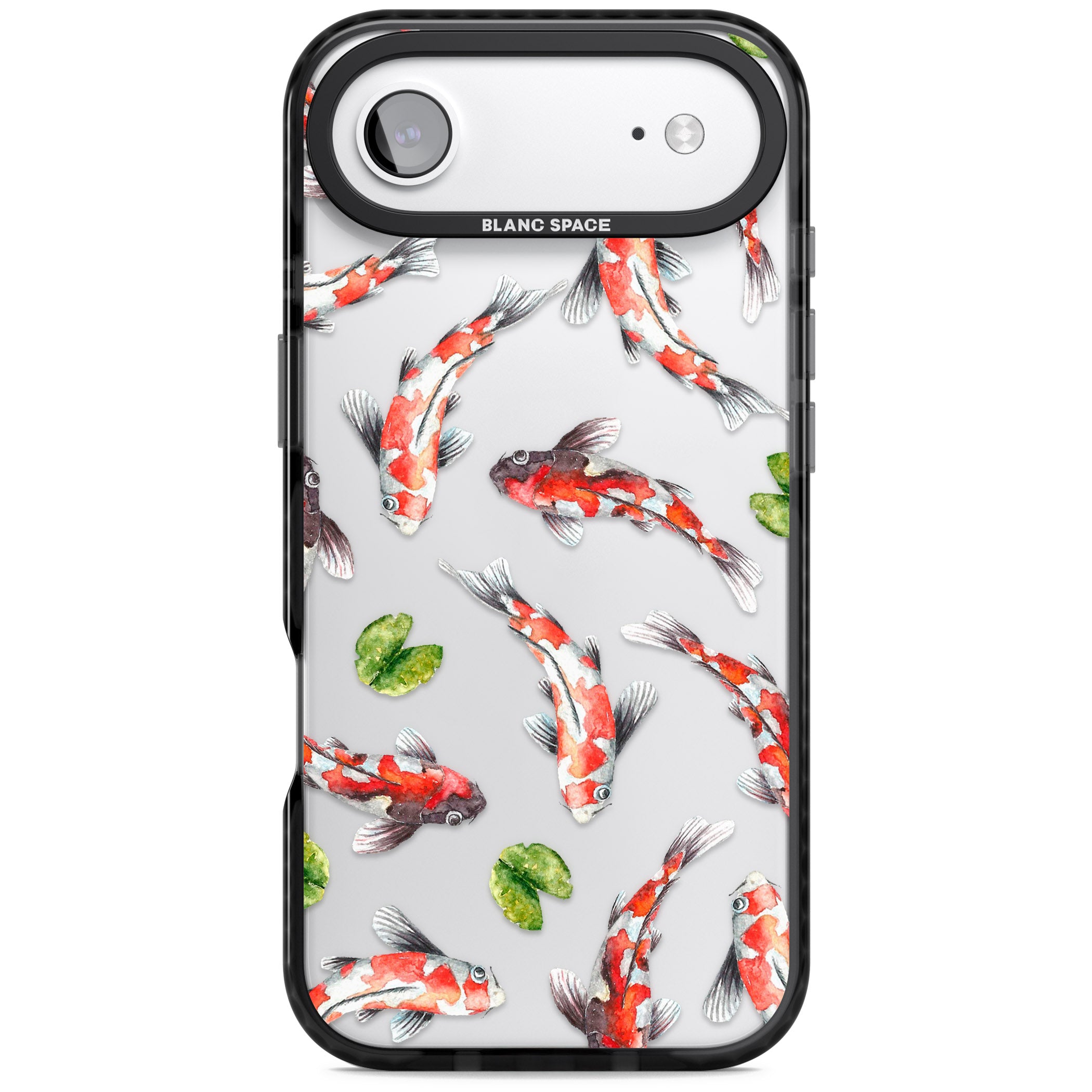 Koi Fish Watercolour iPhone 17 Air Impact Black Phone Case