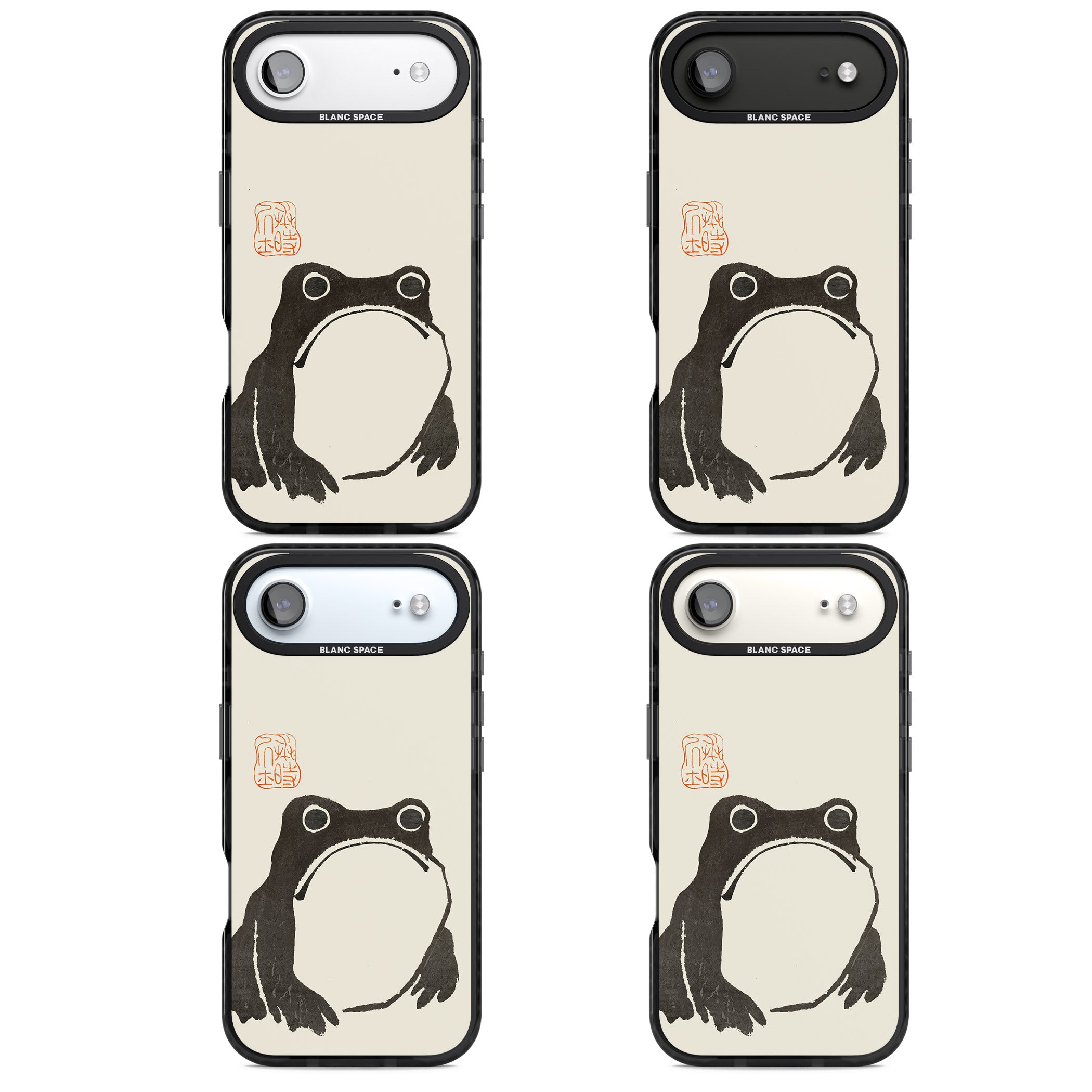 Matsumoto Hoji Frog iPhone 17 Air Impact Black Phone Case APT Impact Protection