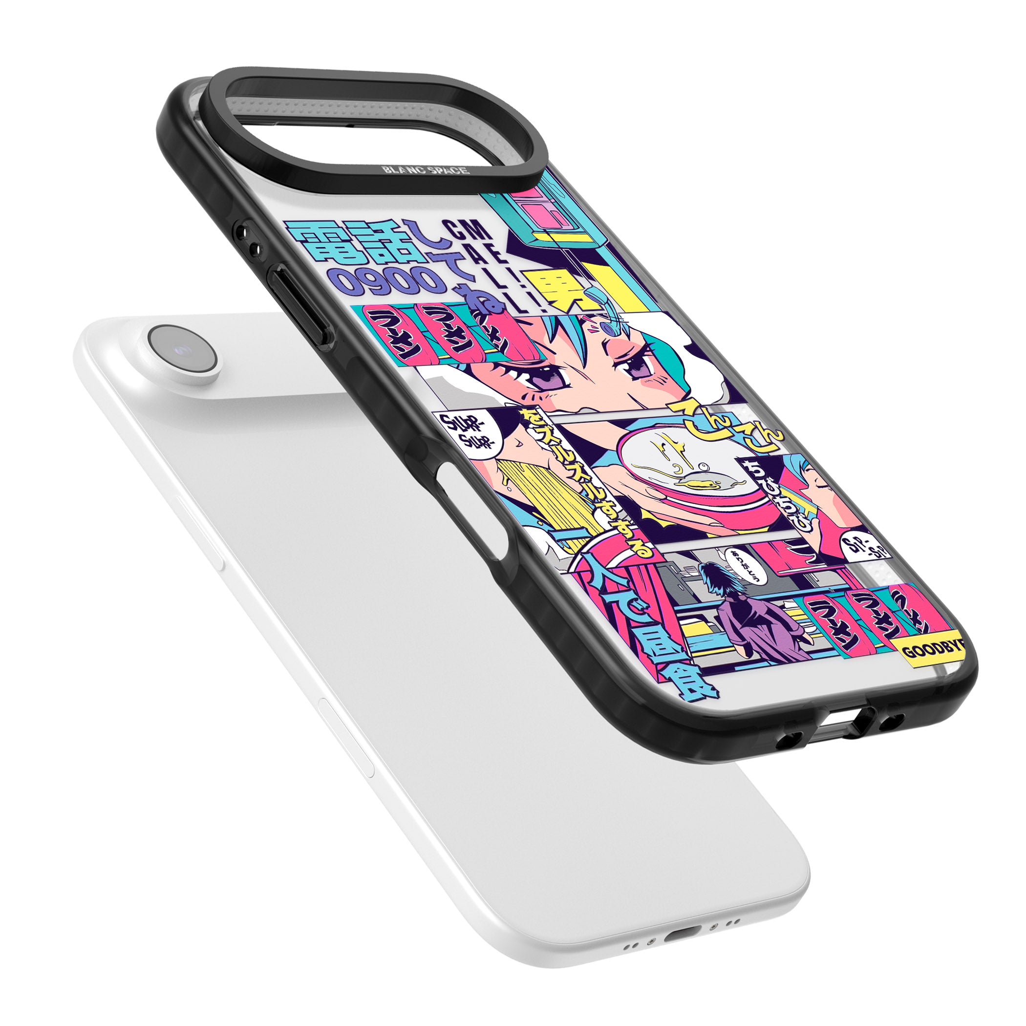 Vibrant Anime Comic iPhone 17 Air Impact Black Phone Case Colours
