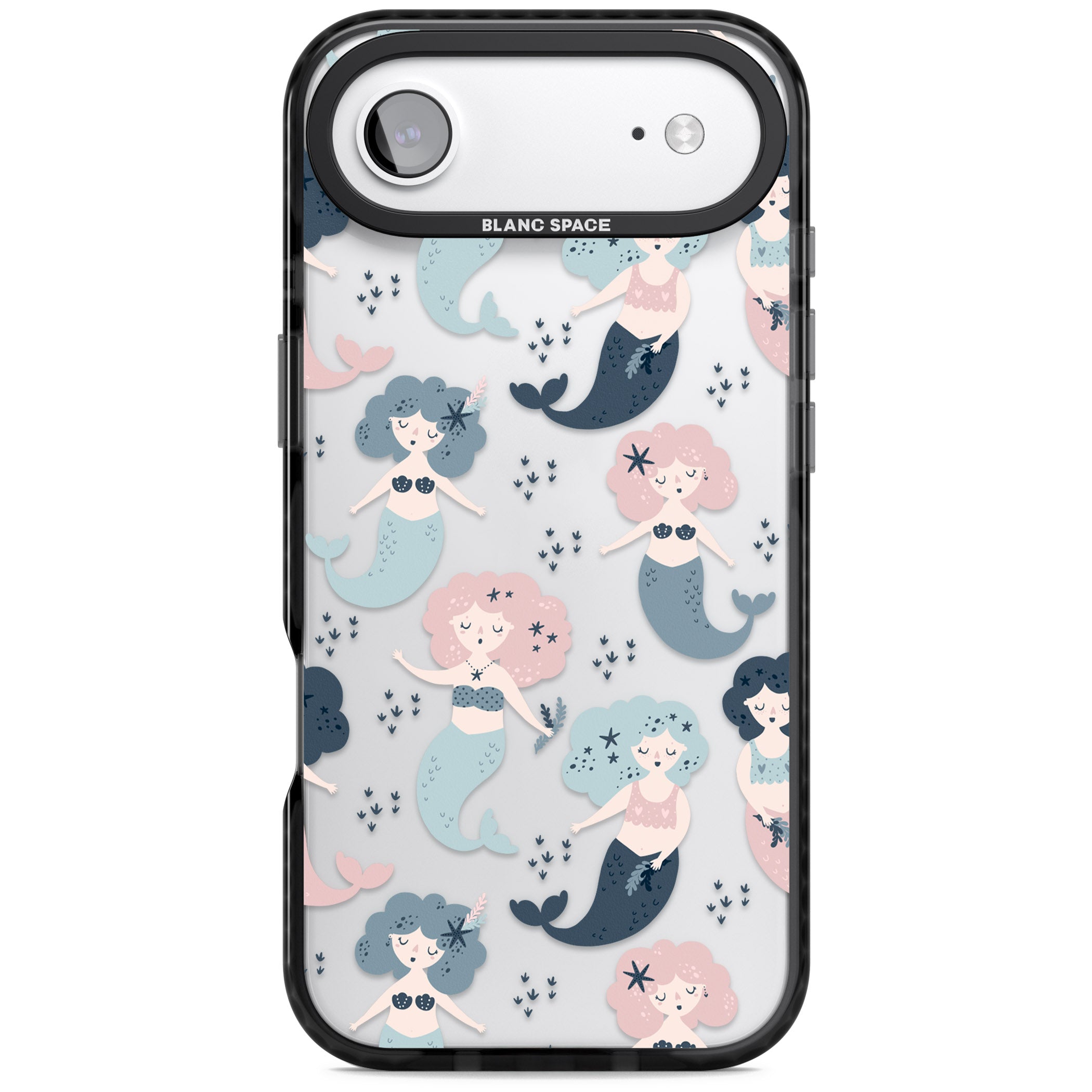 Pastel Mermaids iPhone 17 Air Impact Black Phone Case