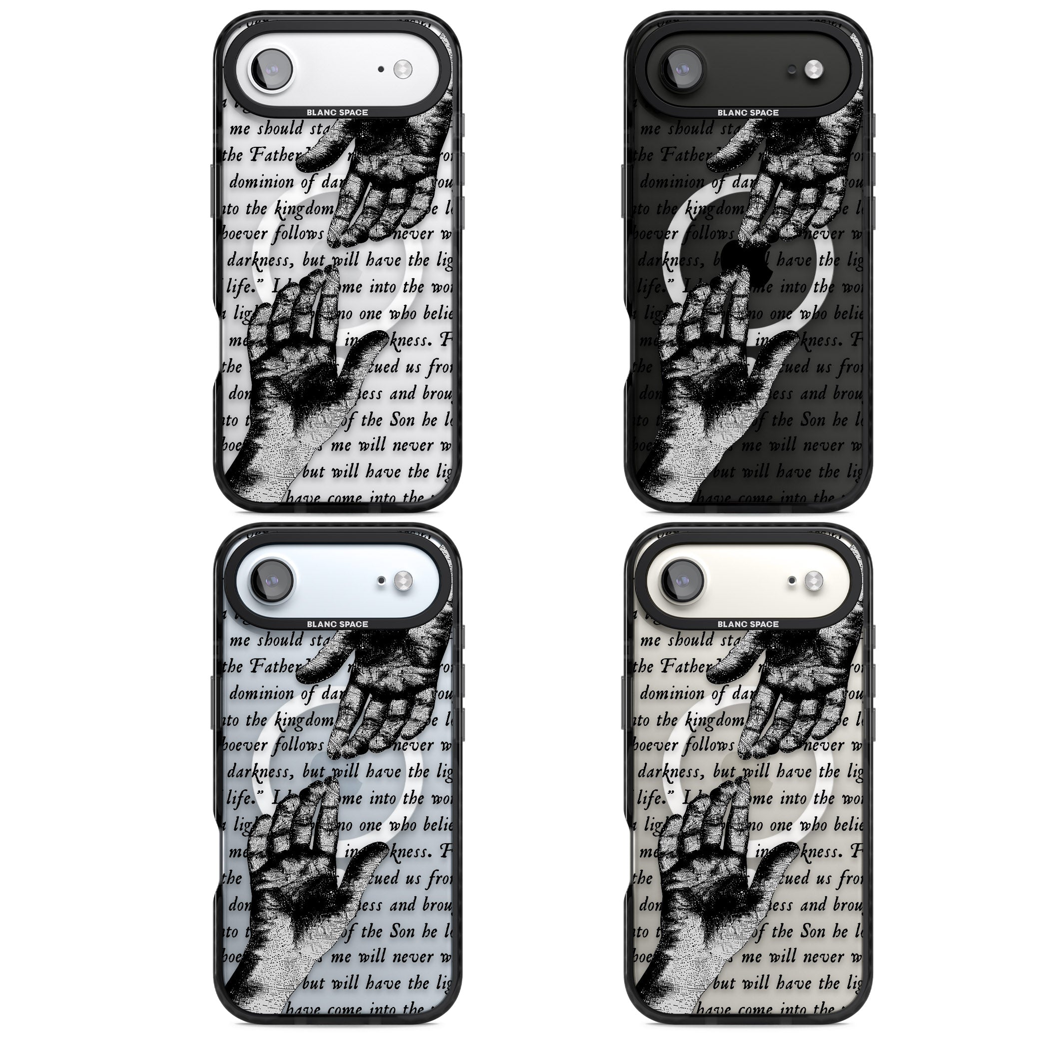 In Touch iPhone 17 Air Impact Pro Black Phone Case APT Impact Protection