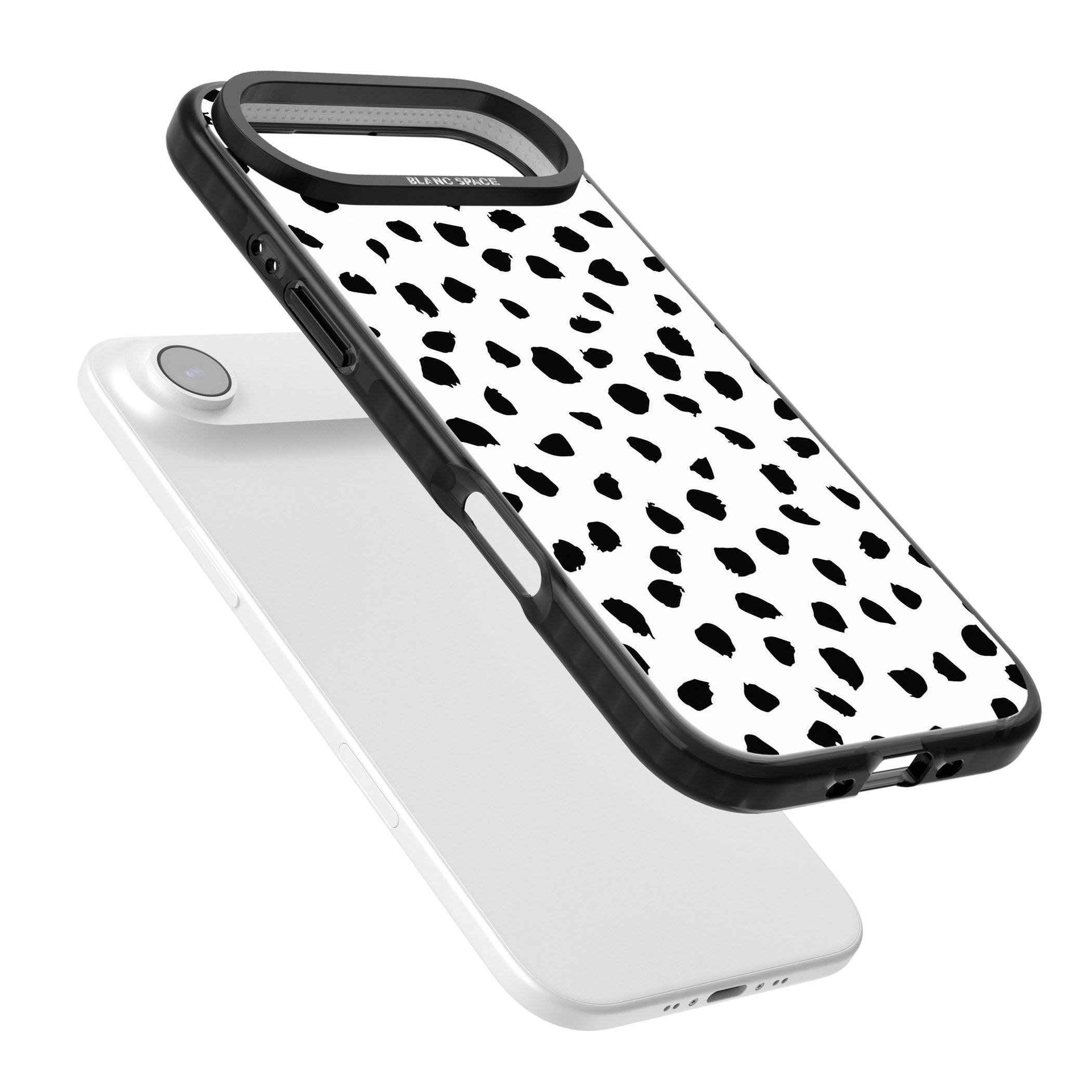 Dalmatian Print iPhone 17 Air Impact Pro Black Phone Case Colours