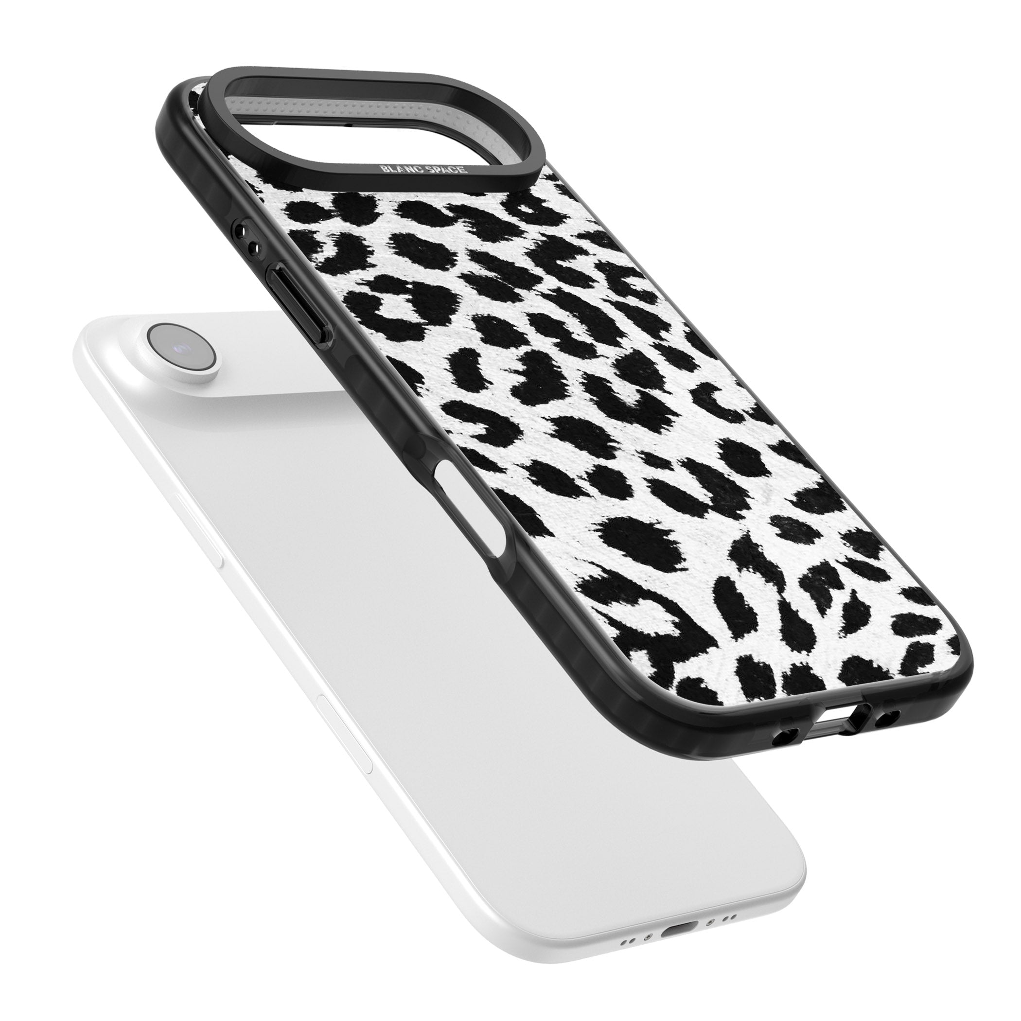 Rar Leopard Print White iPhone 17 Air Impact Pro Black Phone Case Colours