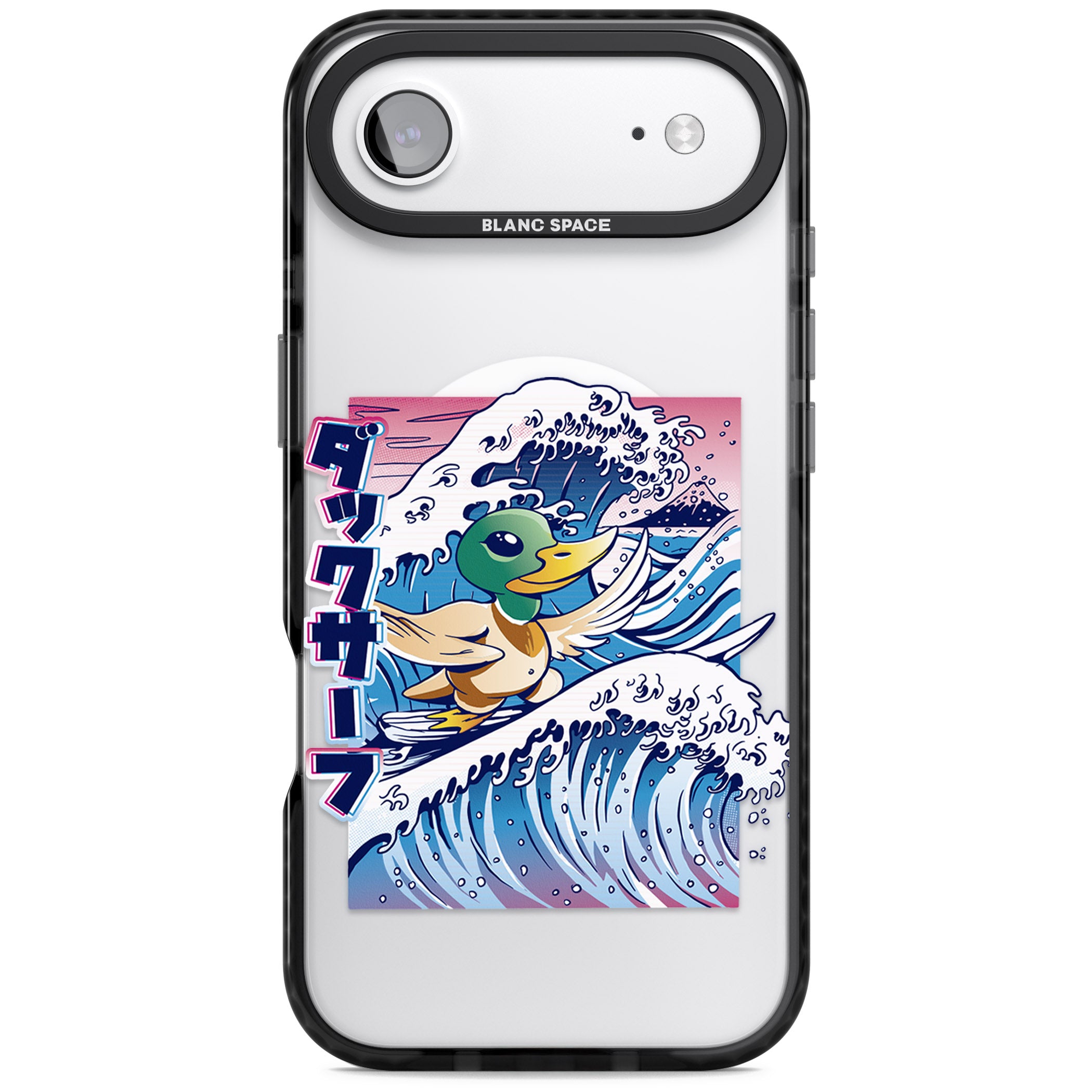 Duck Surf iPhone 17 Air Impact Pro Black Phone Case