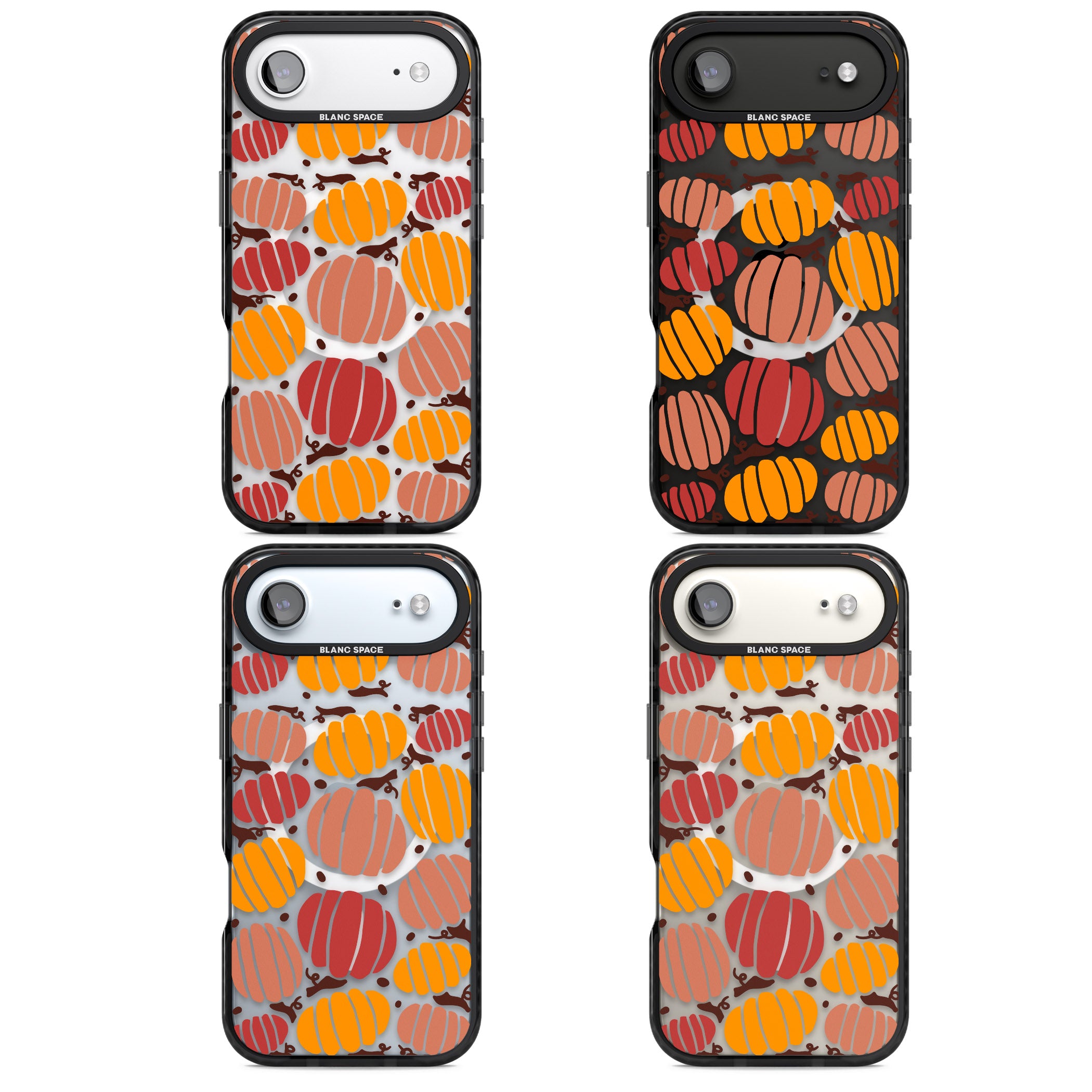 Autumn Pumpkin Patch iPhone 17 Air Impact Pro Black Phone Case APT Impact Protection