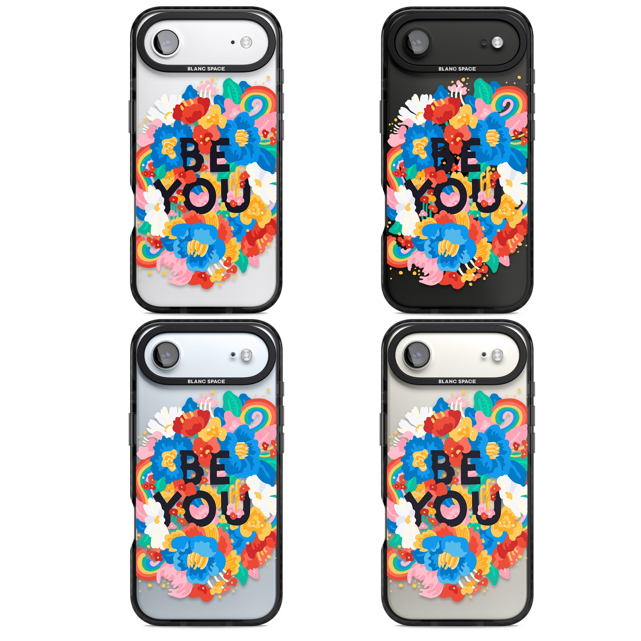 Be You iPhone 17 Air Impact Pro Black Phone Case APT Impact Protection