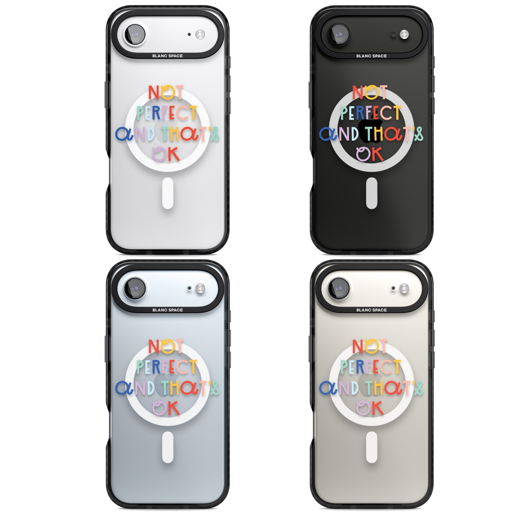 Not Perfect Clear iPhone 17 Air Impact Pro Black Phone Case APT Impact Protection