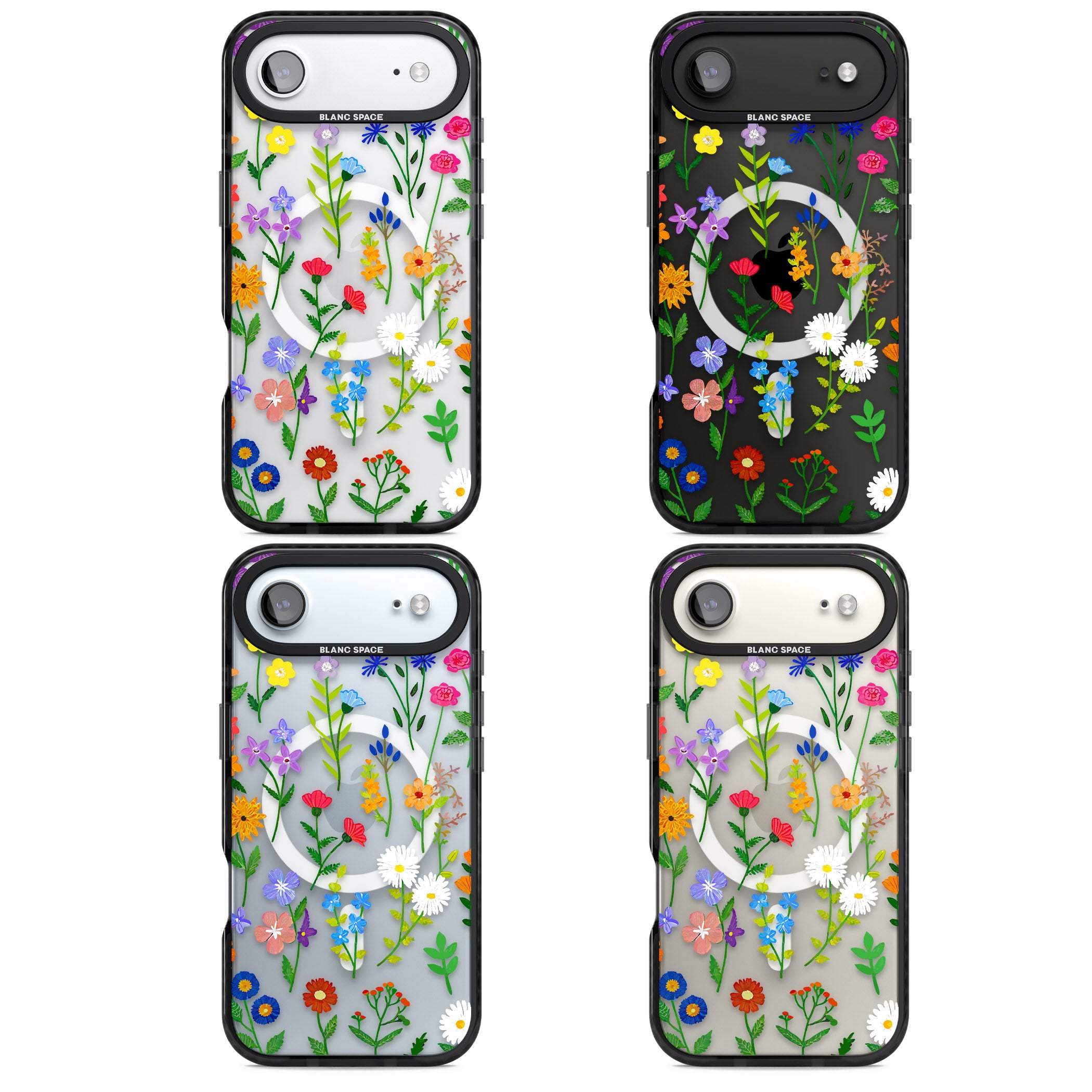 Wildflower Garden iPhone 17 Air Impact Pro Black Phone Case APT Impact Protection