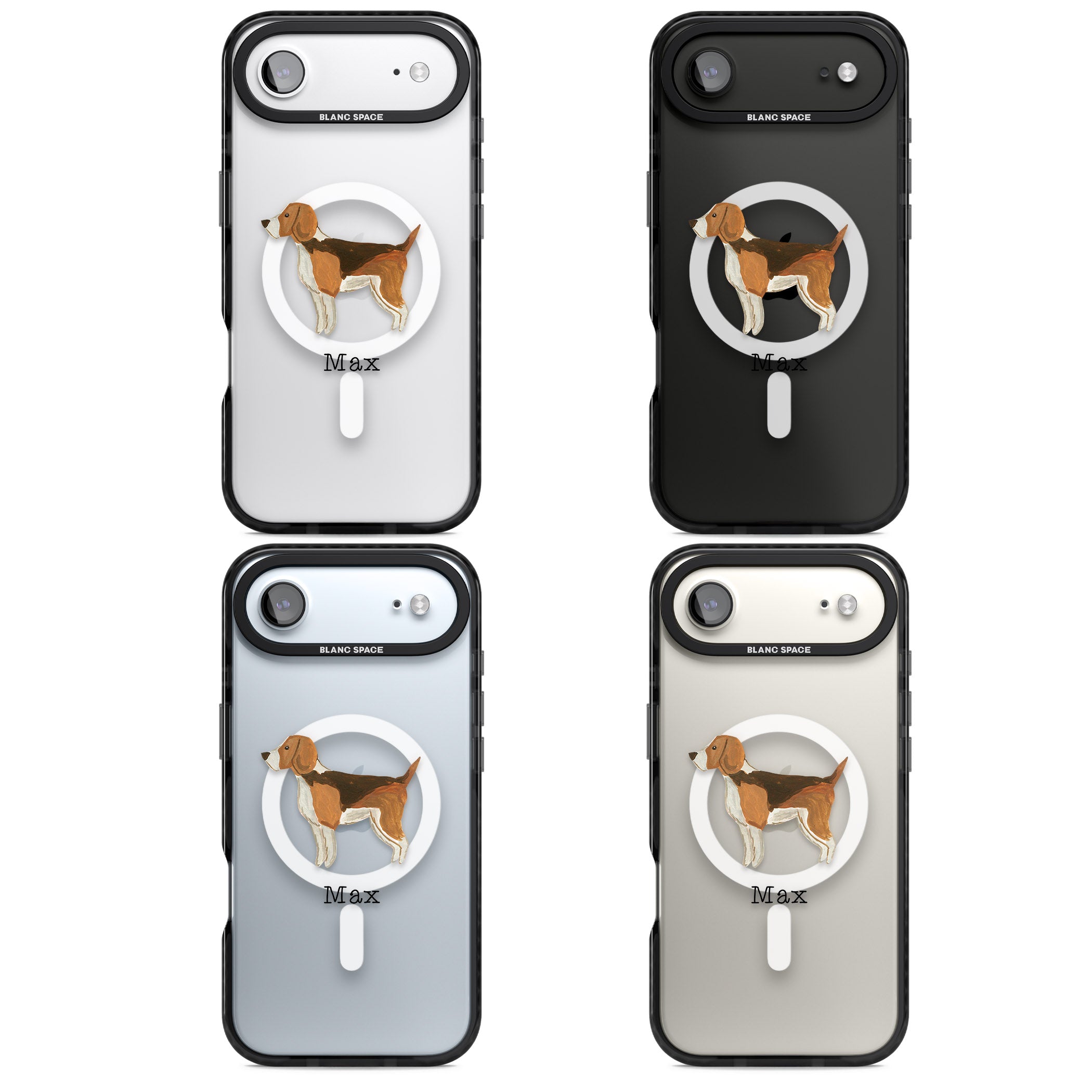 Personalised Beagle iPhone 17 Air Impact Pro Black Phone Case APT Impact Protection